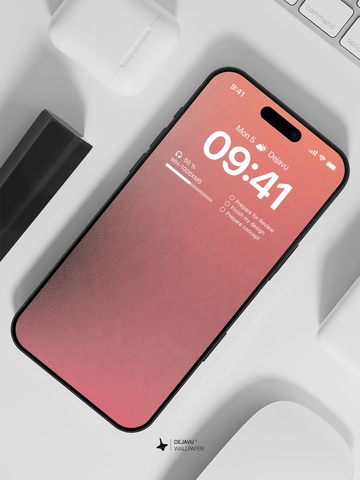 Abstract Gradient Wallpaper 4K for iPhone Lock Screen