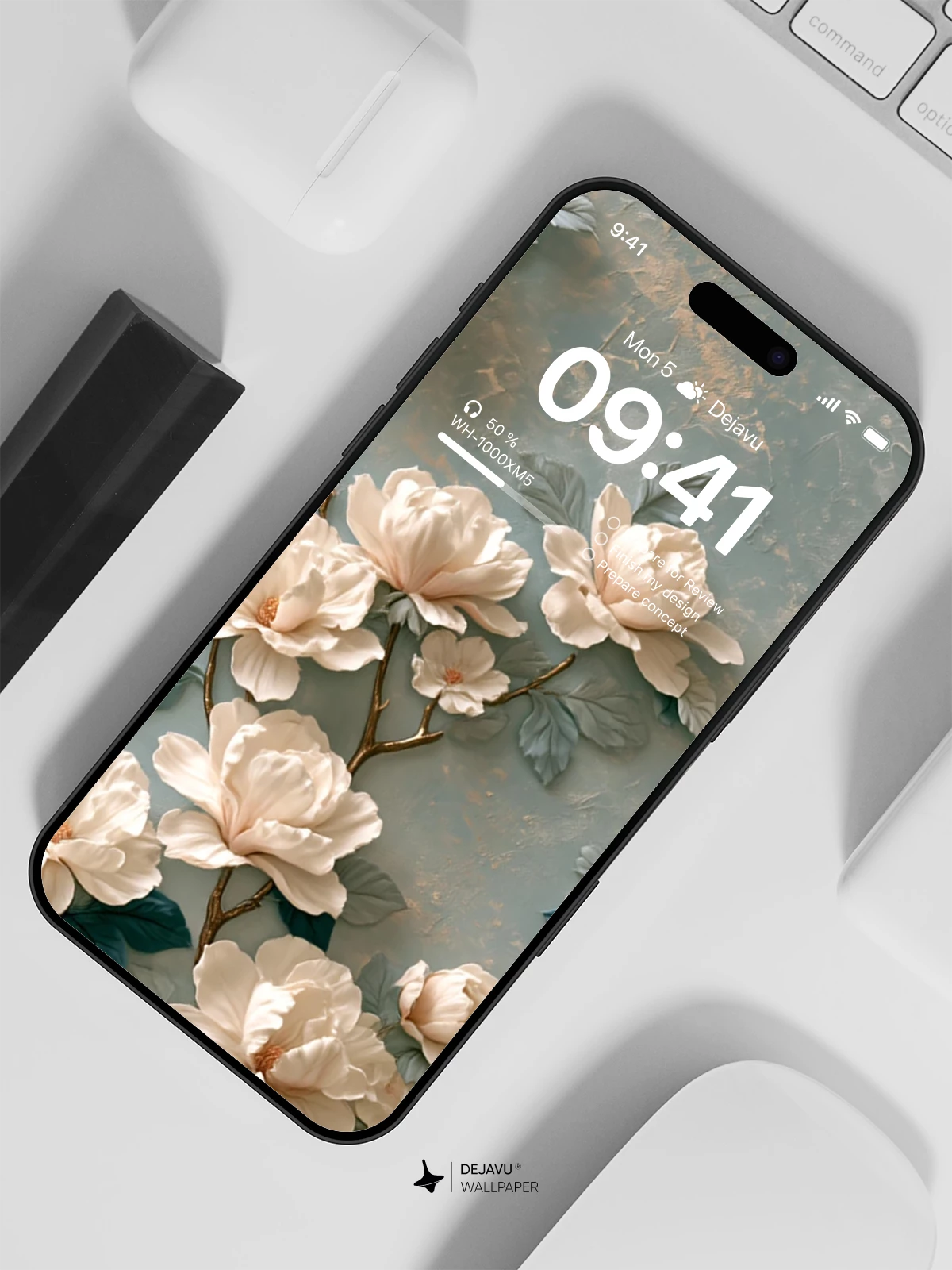 3D Floral Wallpaper 4K for iPhone Lock Screen