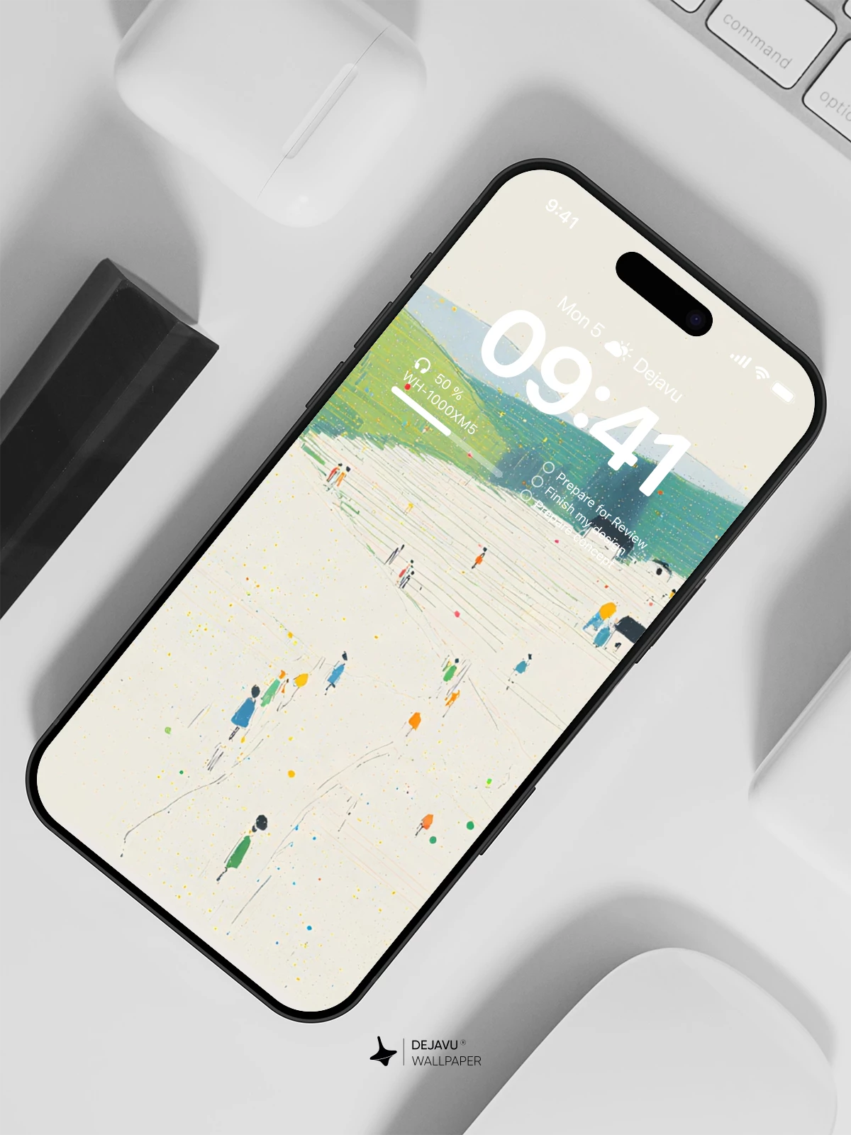 Minimalist Landscape Wallpaper 4K for iPhone Lock Screen