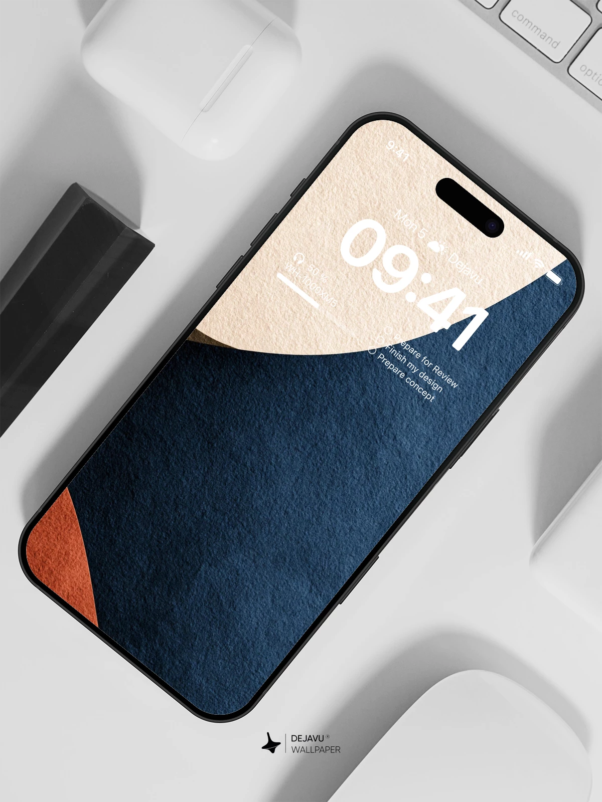 Abstract Color Block Wallpaper 4K for iPhone Lock Screen