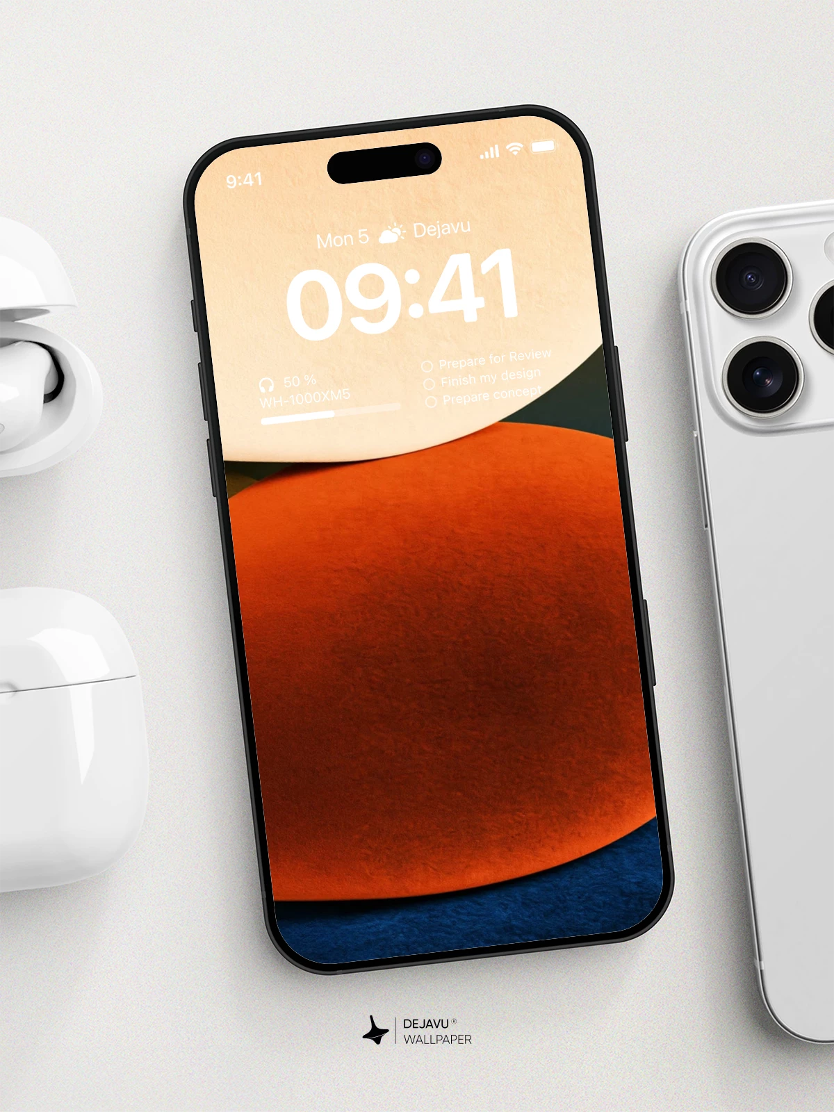 Abstract Color Block Wallpaper 4K for iPhone Lock Screen