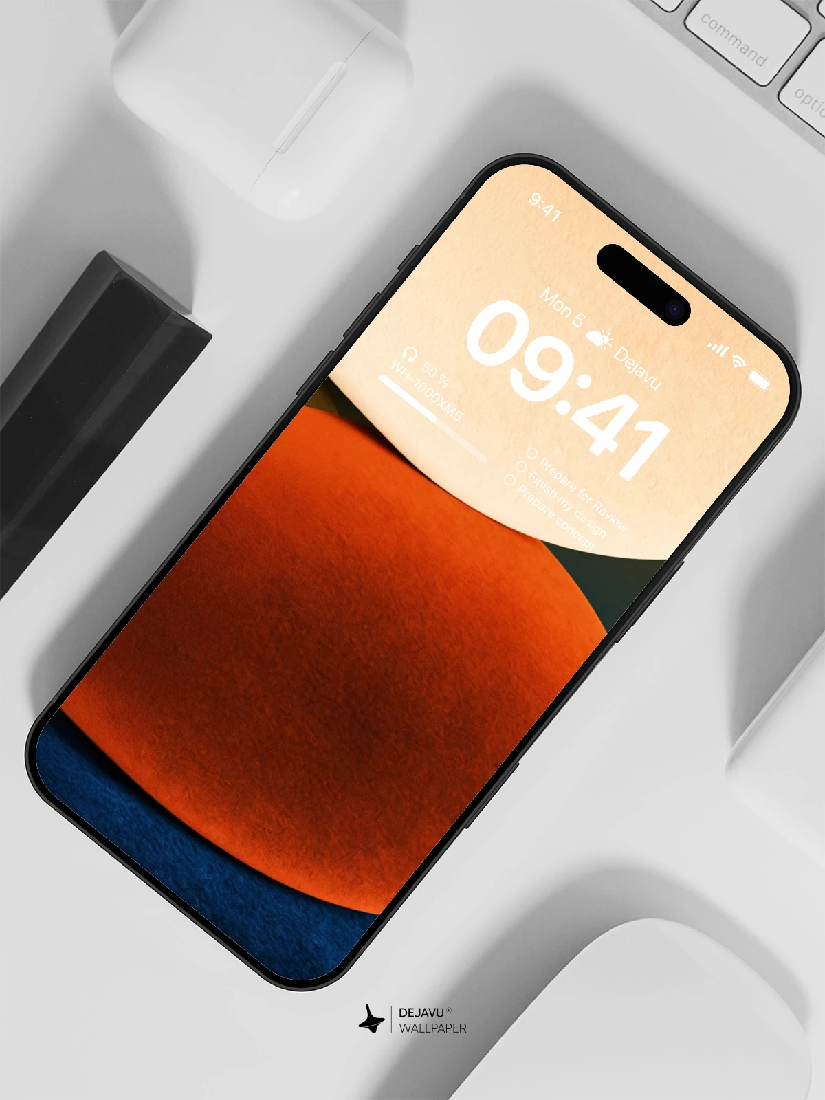 Abstract Color Block Wallpaper 4K for iPhone Lock Screen