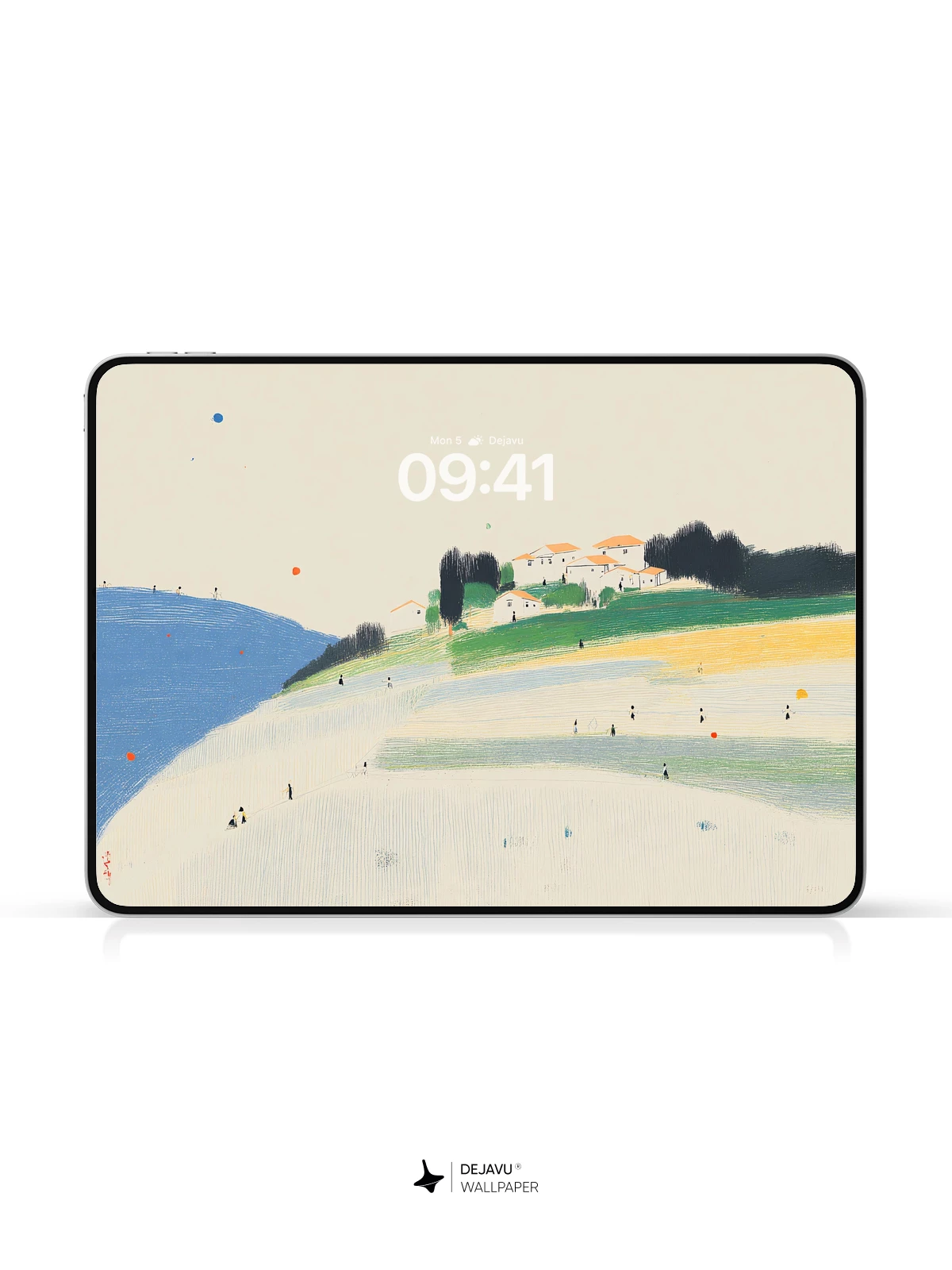 Minimal Coastal Beach Wallpaper 4K for iPhone Lock Screen