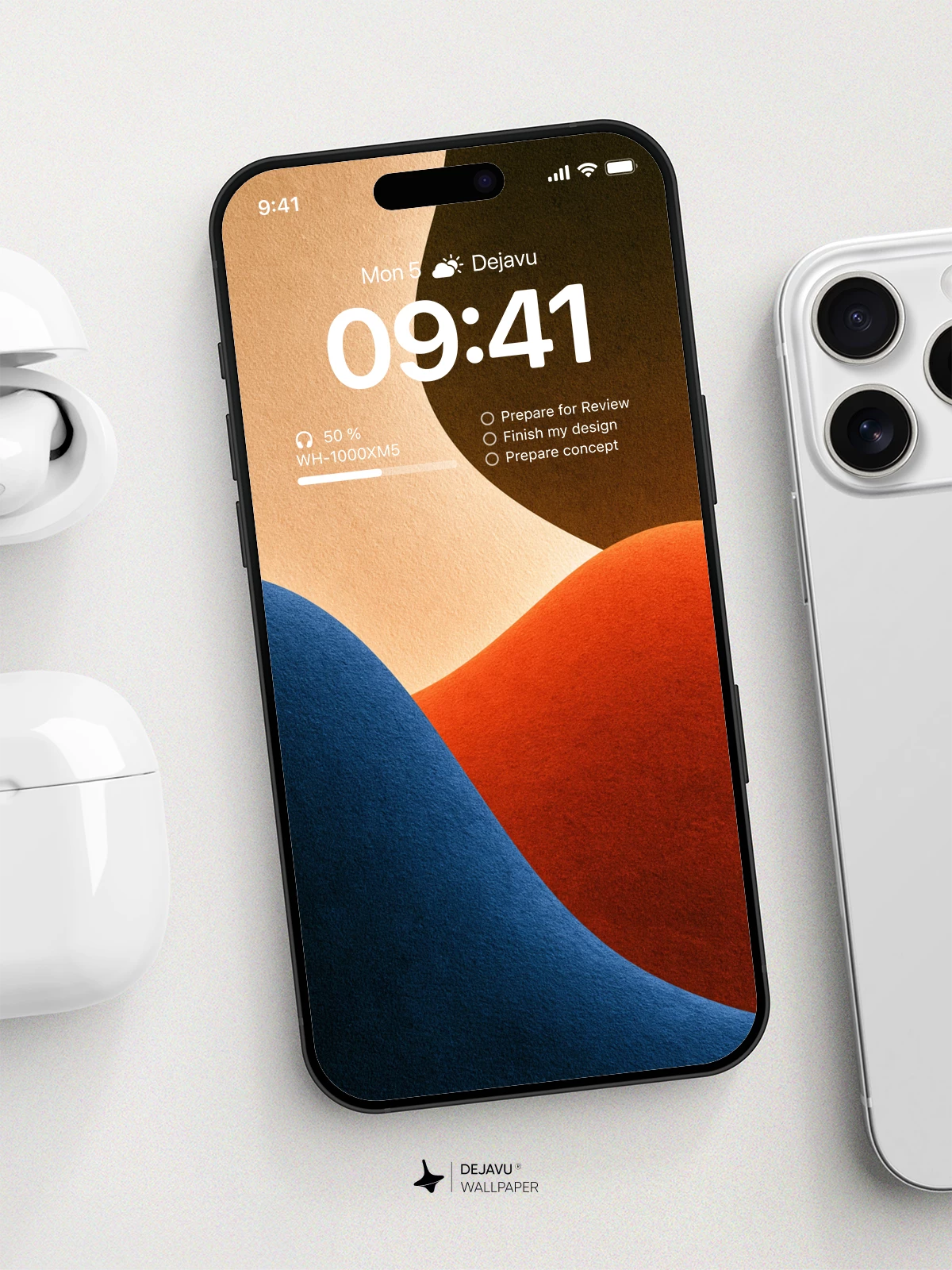 Abstract Colorful Shapes Wallpaper 4K for iPhone Lock Screen