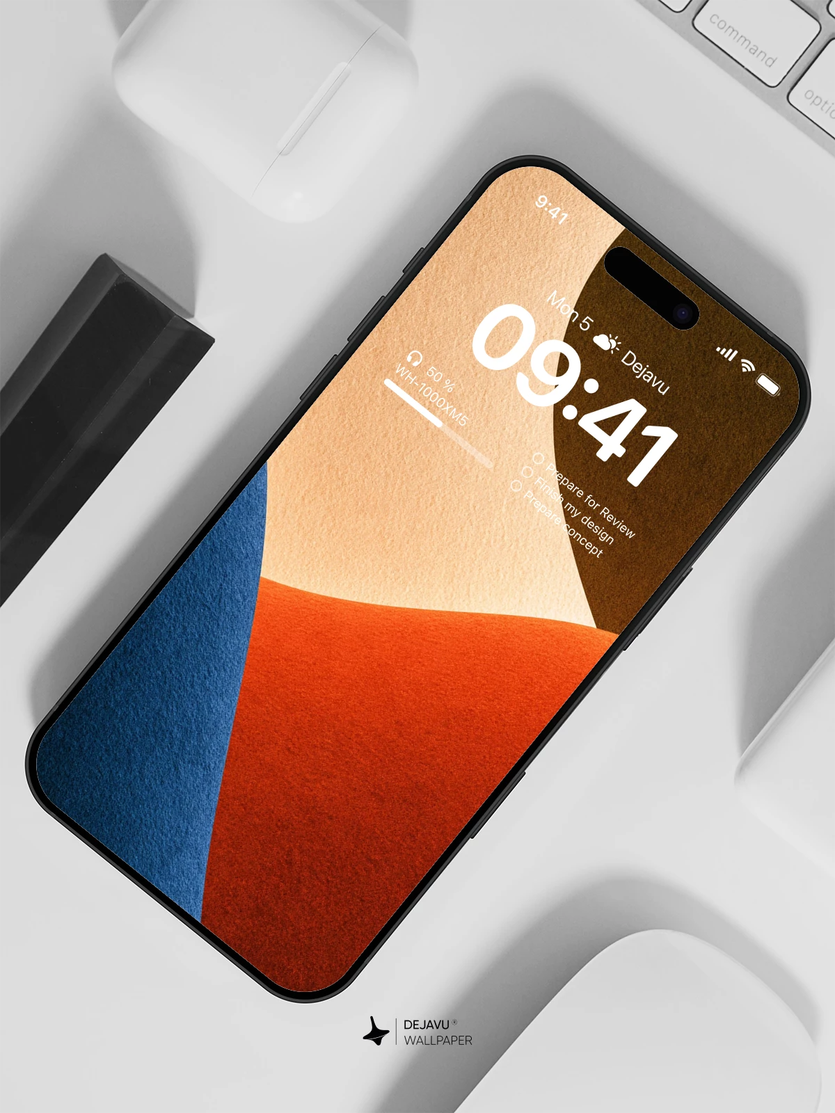 Abstract Colorful Shapes Wallpaper 4K for iPhone Lock Screen