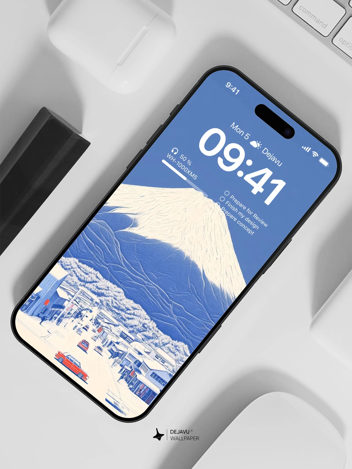 富士山雪景壁纸 4K for iPhone Lock Screen