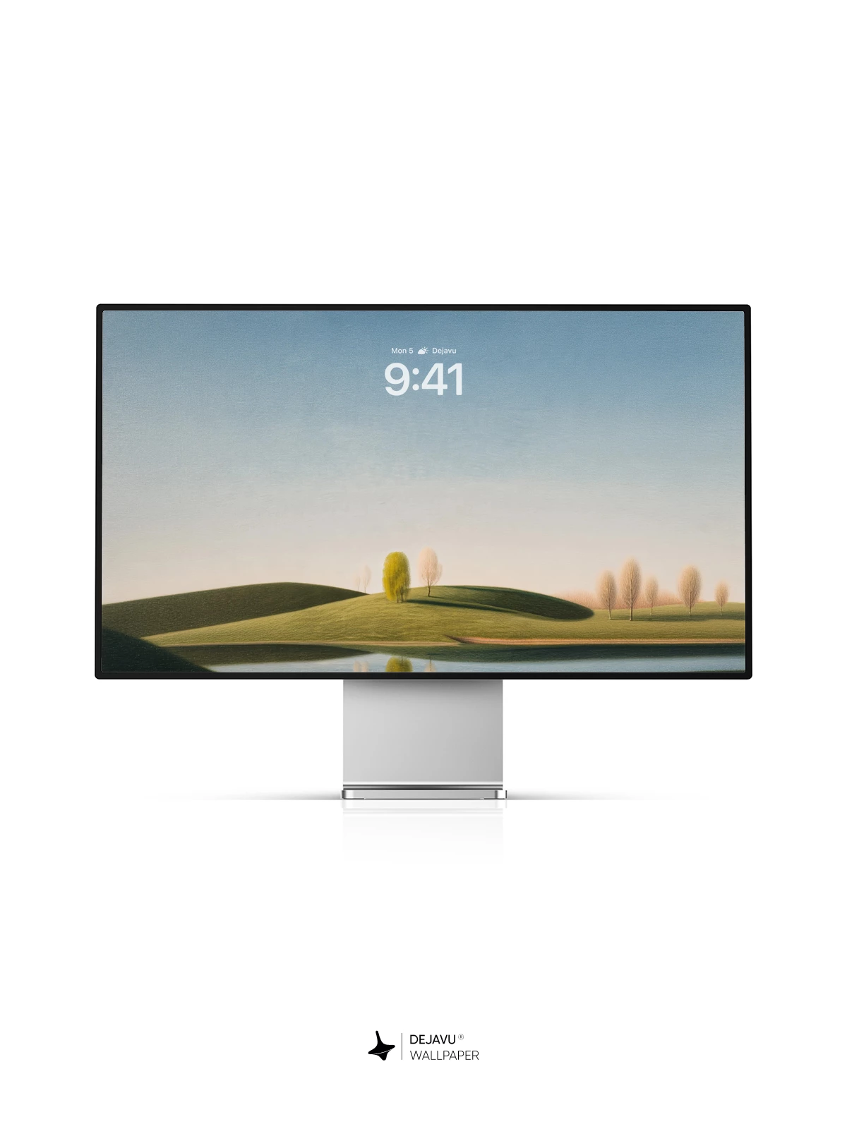 宁静山丘湖泊壁纸 4K 适用于iPhone锁屏
