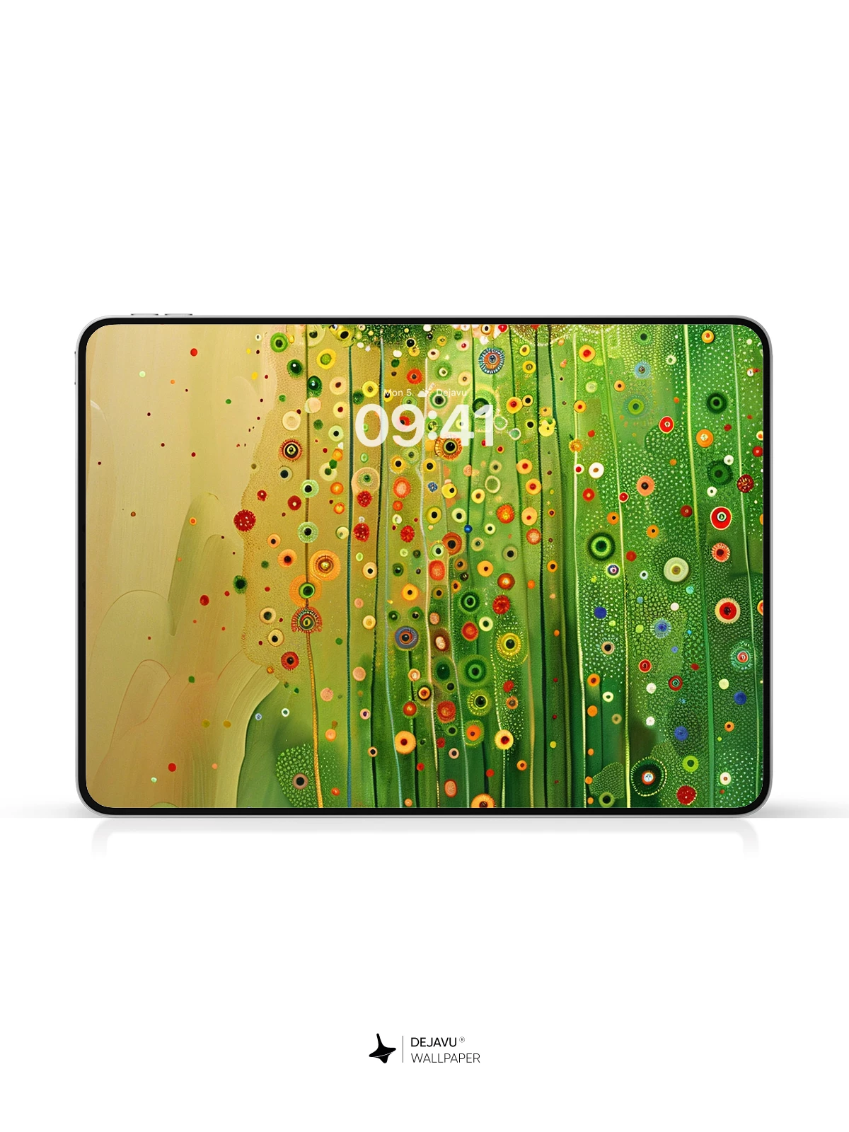 Abstract Green Art Wallpaper 4K for iPhone Lock Screen