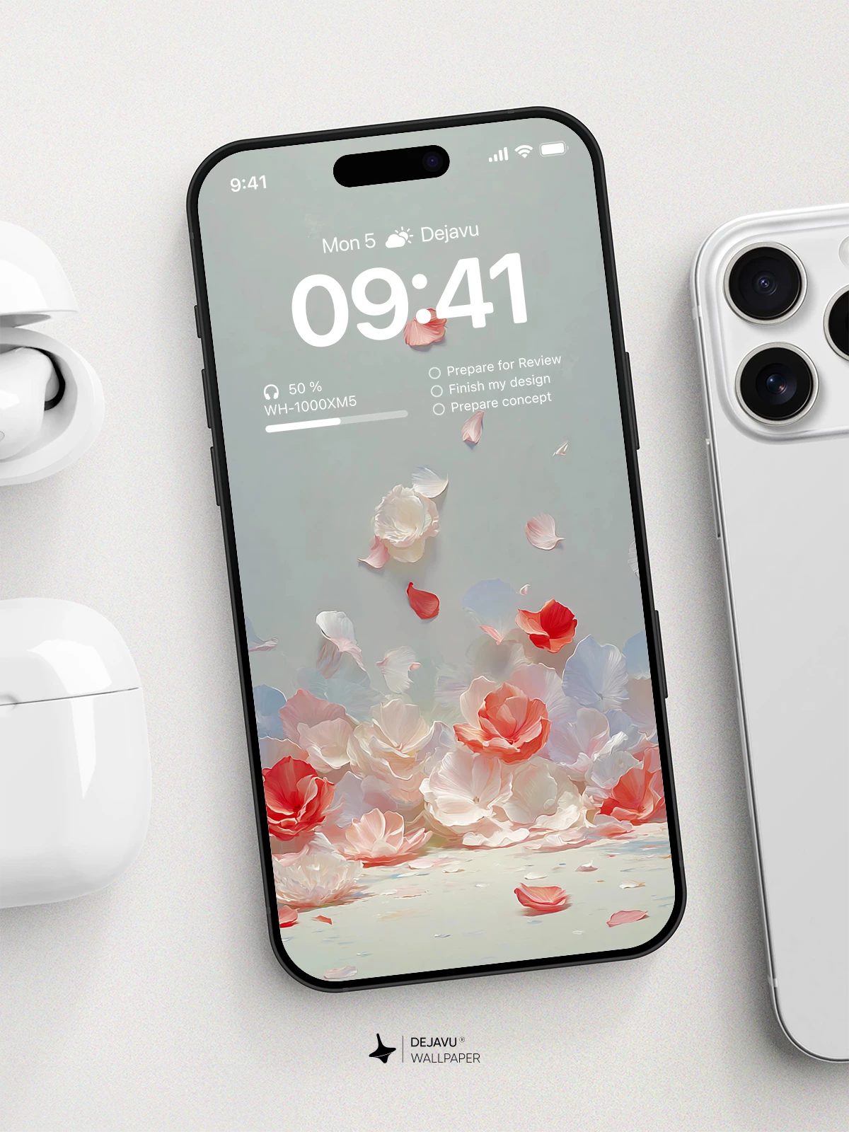 Floral Petals Wallpaper 4K for iPhone Lock Screen