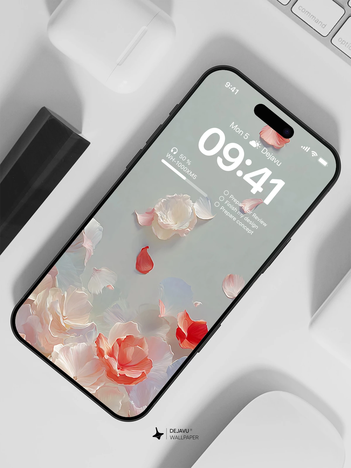 Floral Petals Wallpaper 4K for iPhone Lock Screen