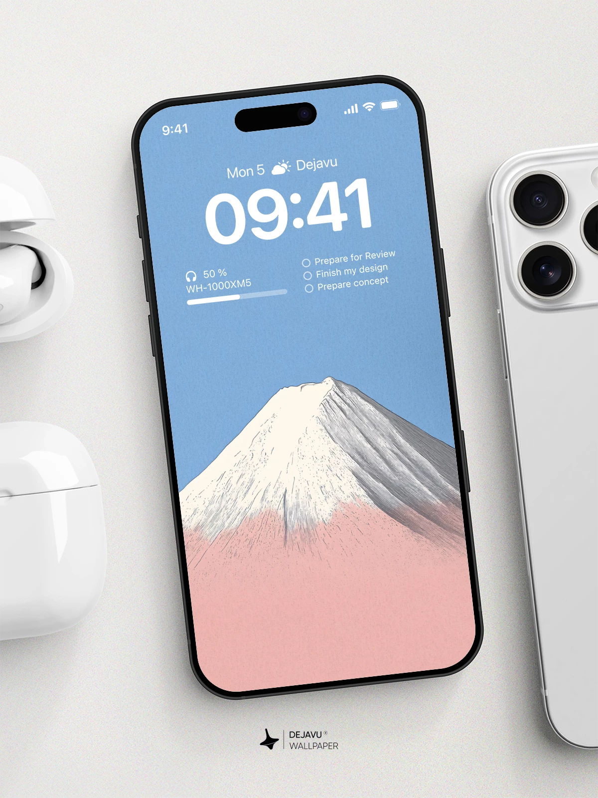 富士山 壁纸 4K iPhone 锁屏