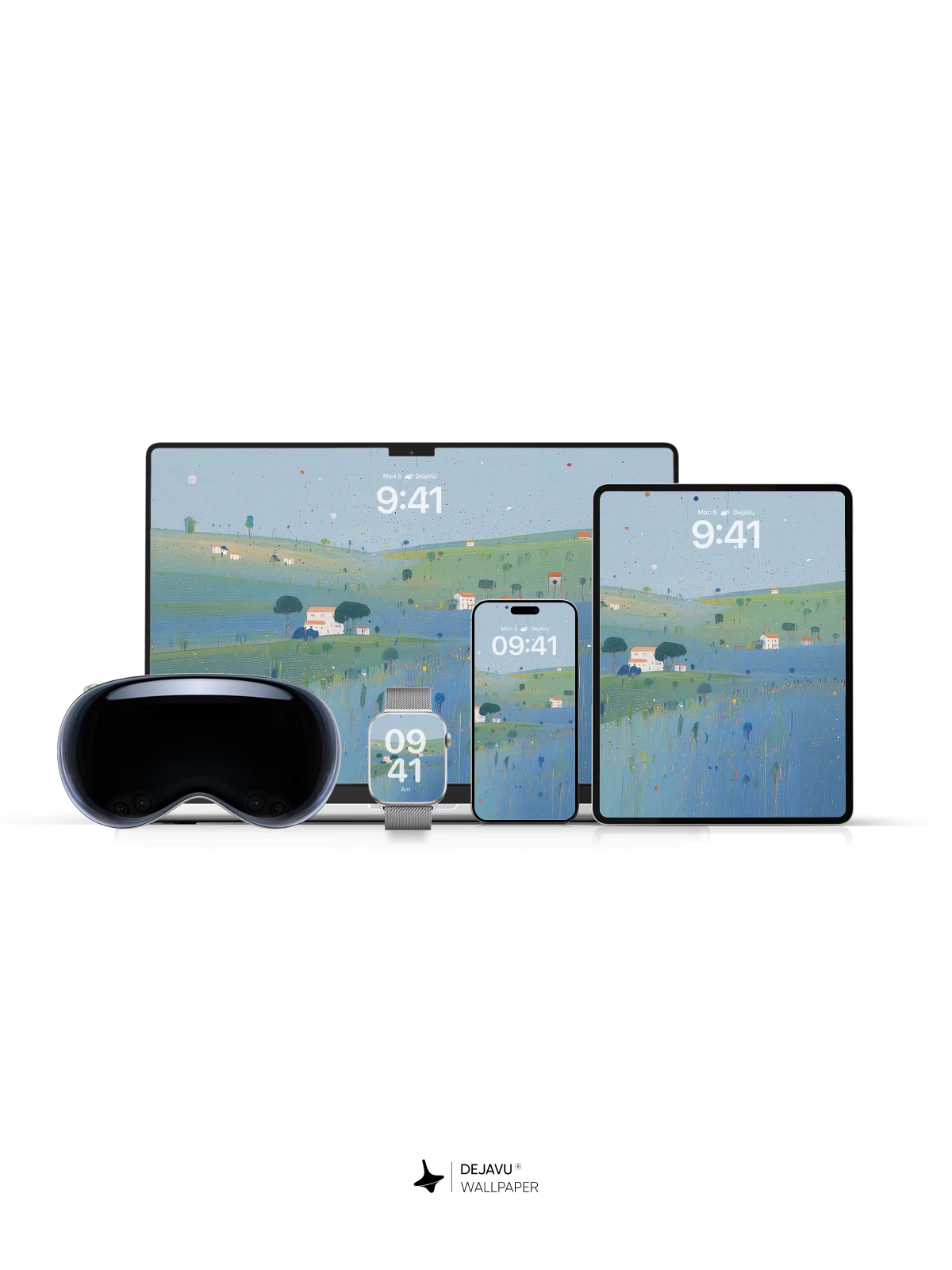 宁静田园风光壁纸 4K 用于iPhone锁屏