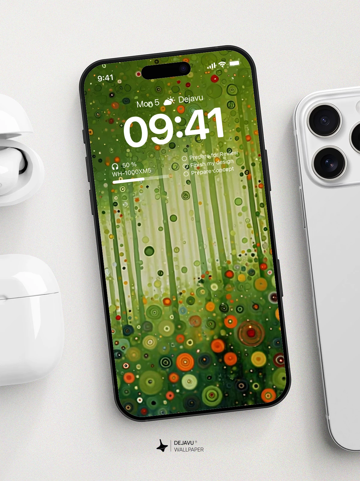 Abstract Green Wallpaper 4K for Mobile Background