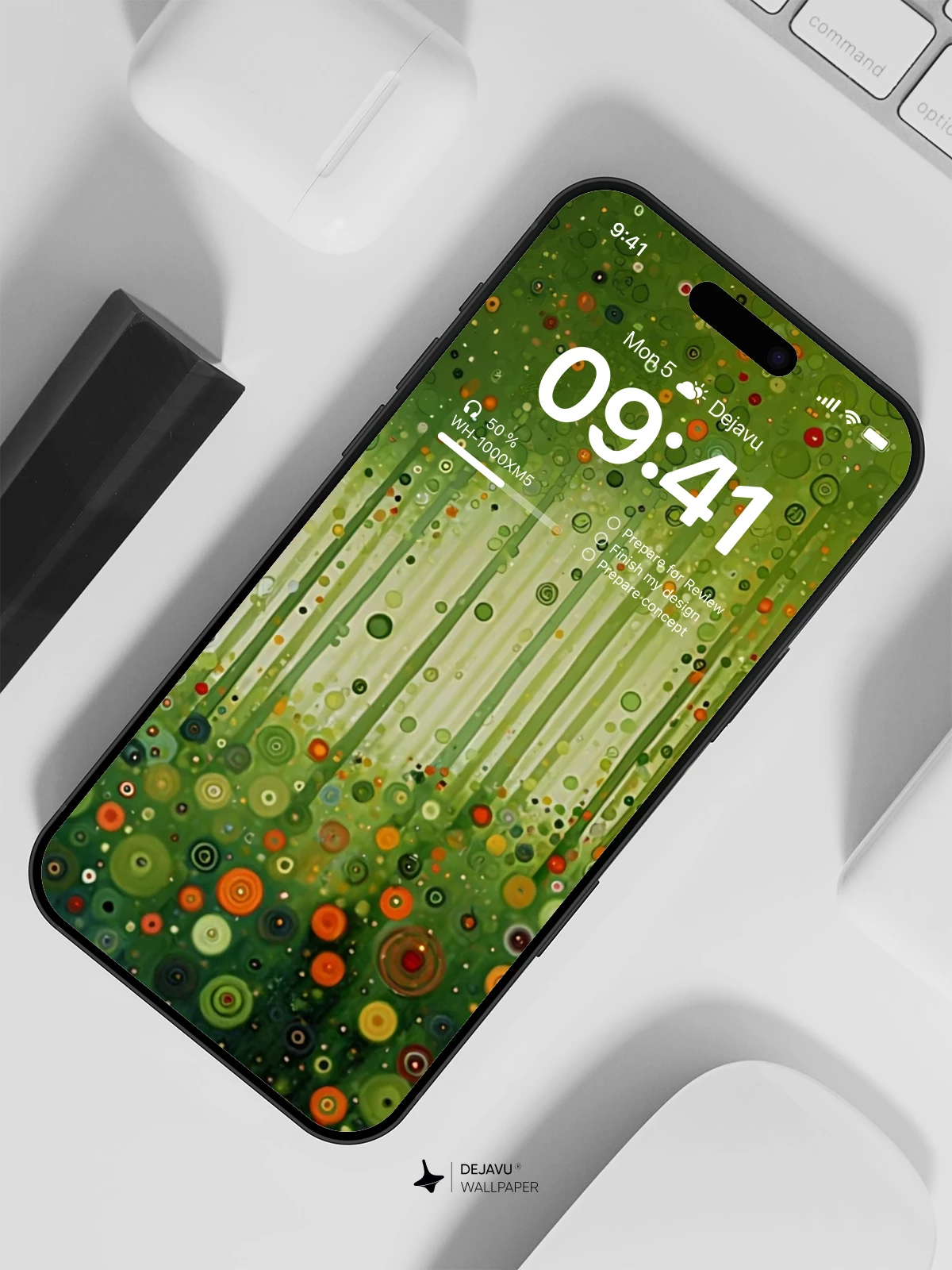 Abstract Green Wallpaper 4K for Mobile Background
