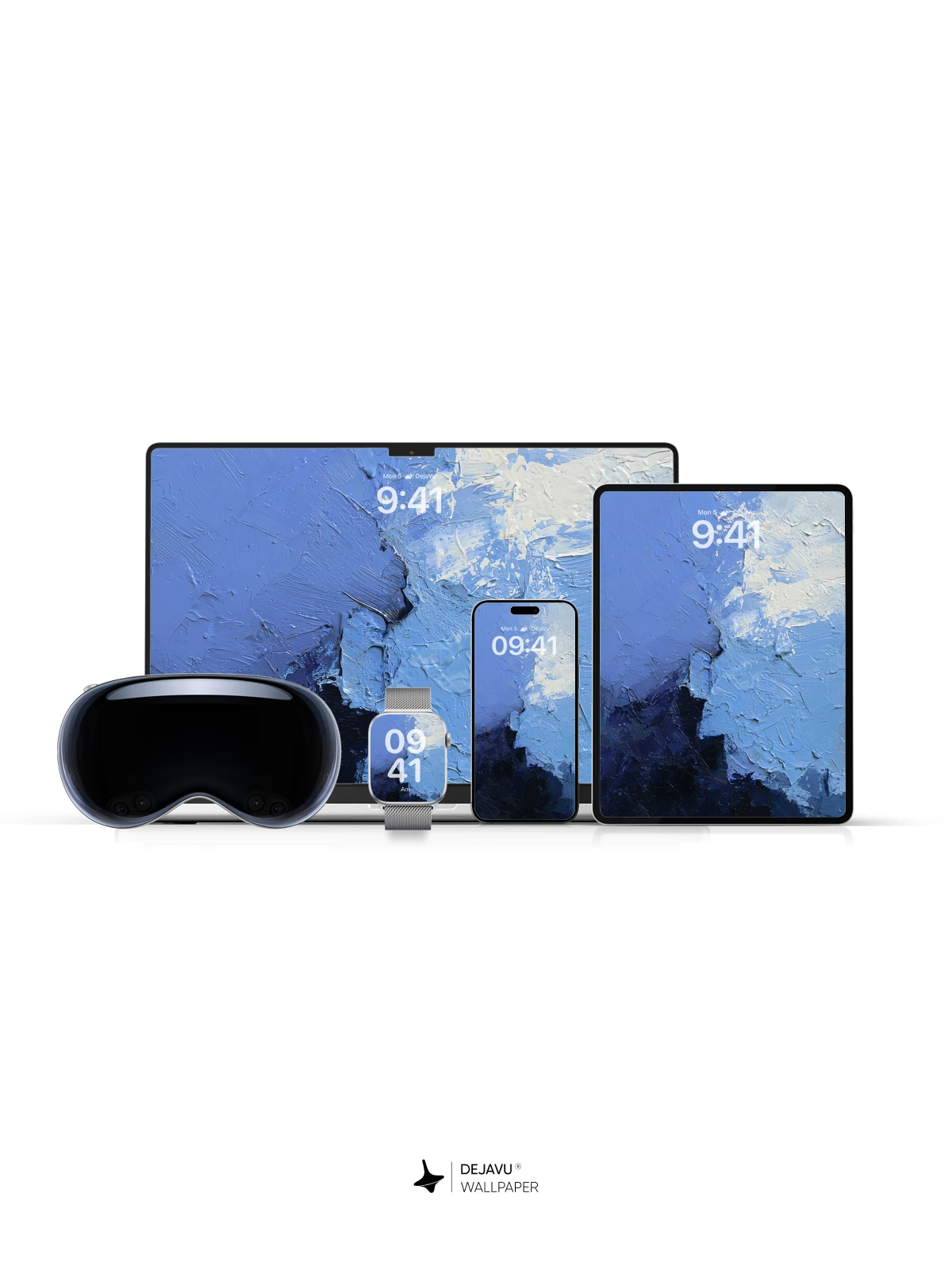 Abstract Blue Texture Wallpaper 4K for iPhone Lock Screen