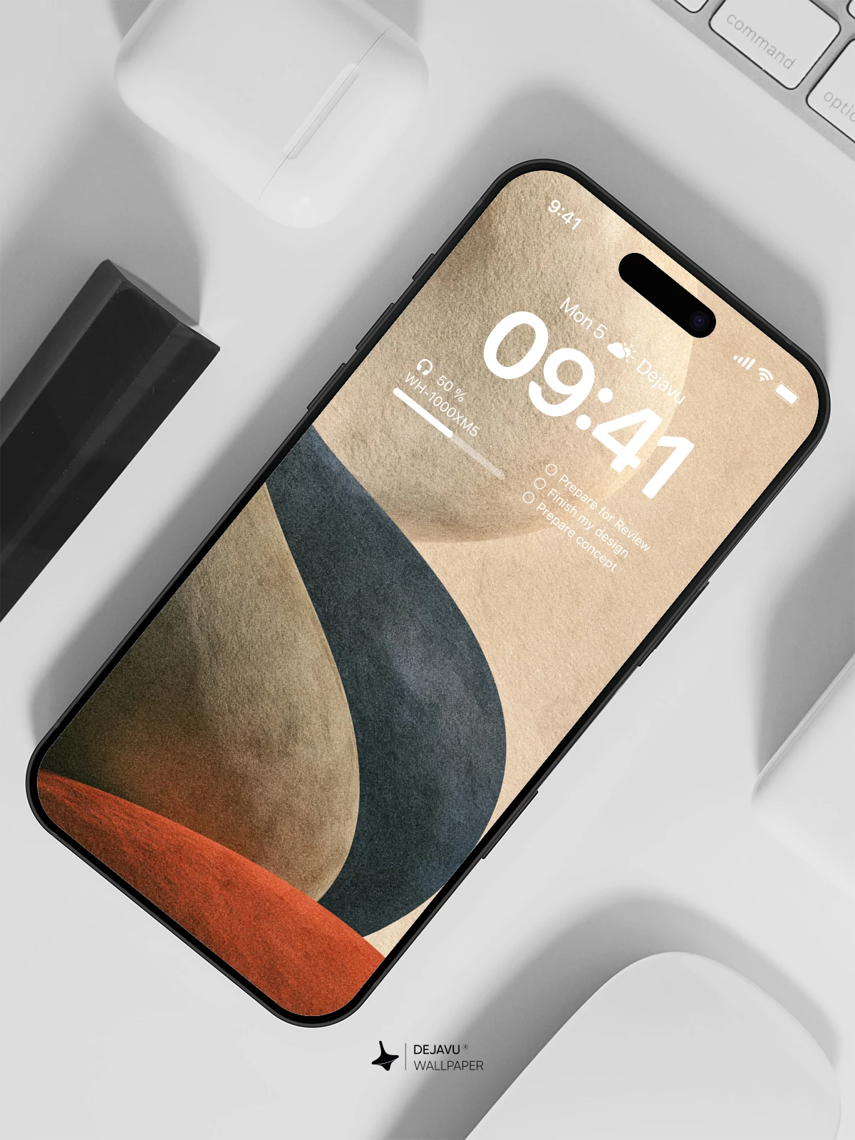 Abstract Organic Shapes Wallpaper 4K for Mobile Background