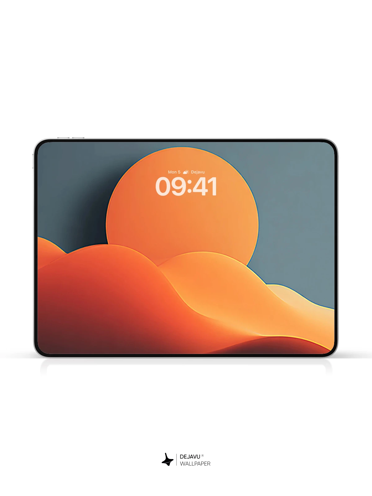 Orange Gradient Wallpaper 4K for iPhone Lock Screen