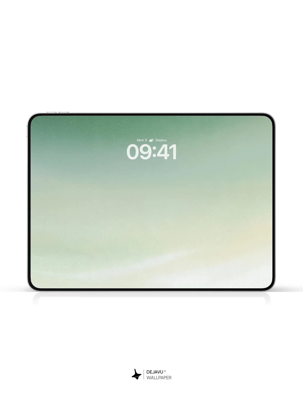 Aurora Green Gradient Wallpaper 4K for iPhone Lock Screen