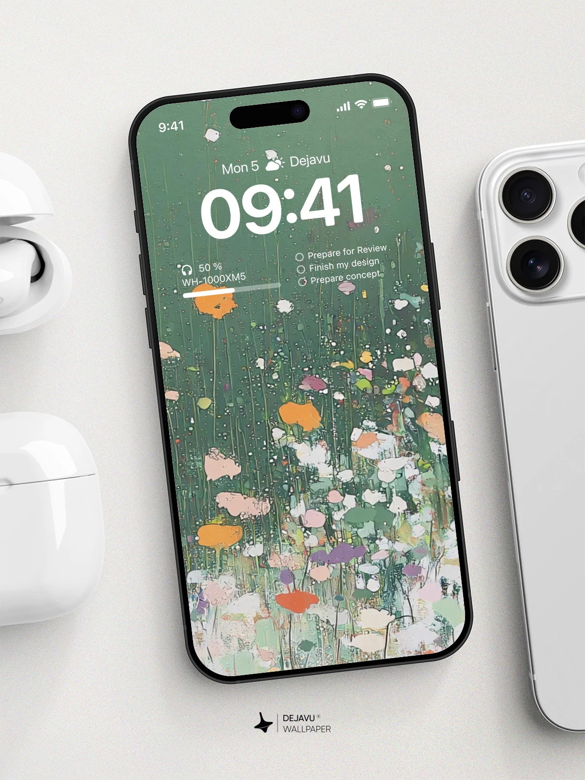 抽象花朵壁纸4K iPhone锁屏