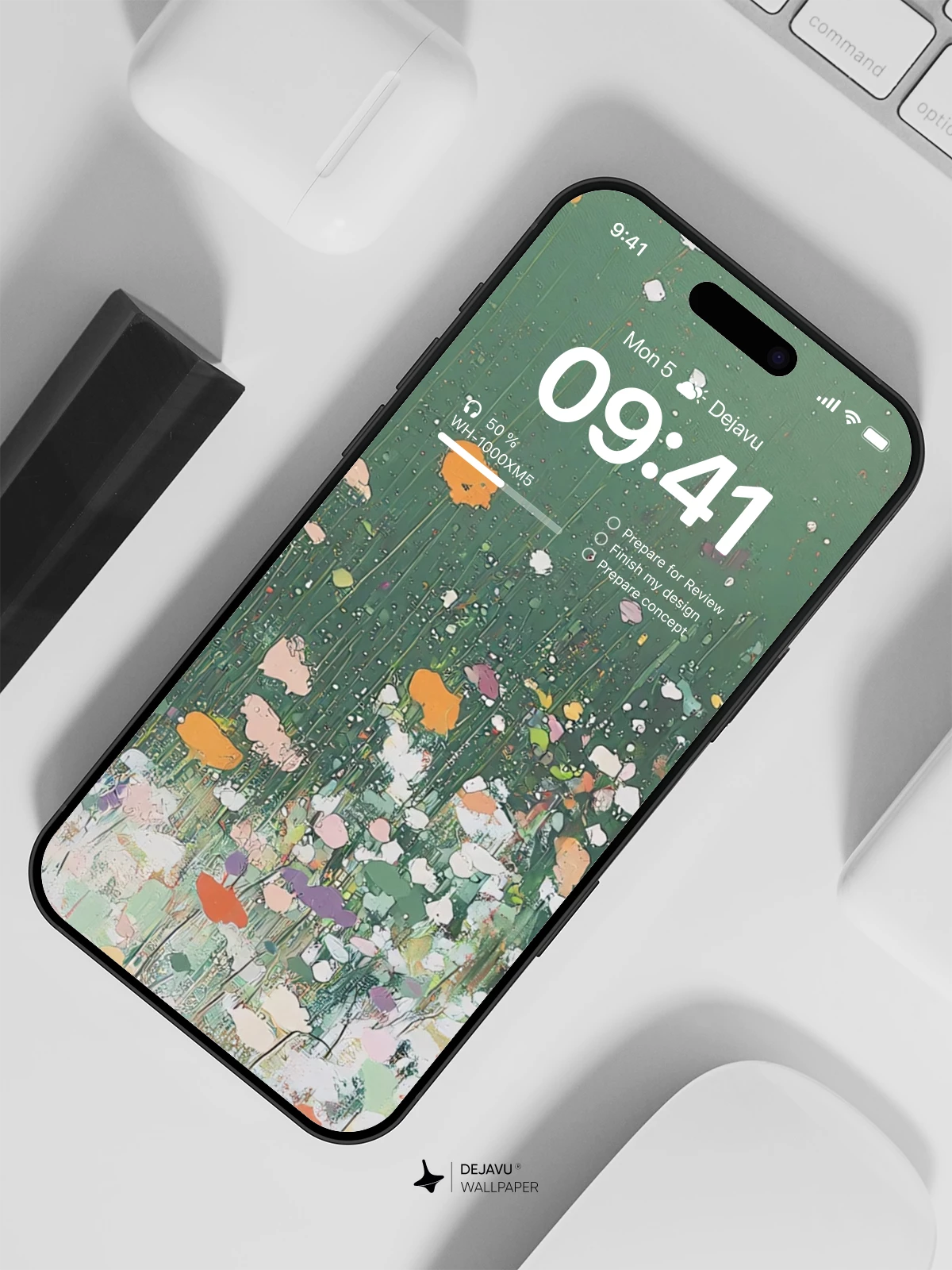 抽象花朵壁纸4K iPhone锁屏