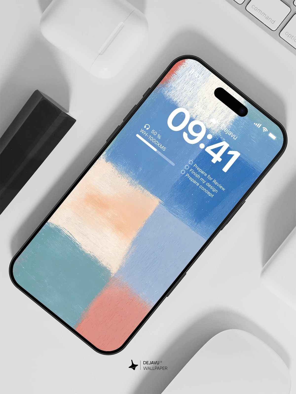 Abstract Color Block Wallpaper 4K for Mobile Background