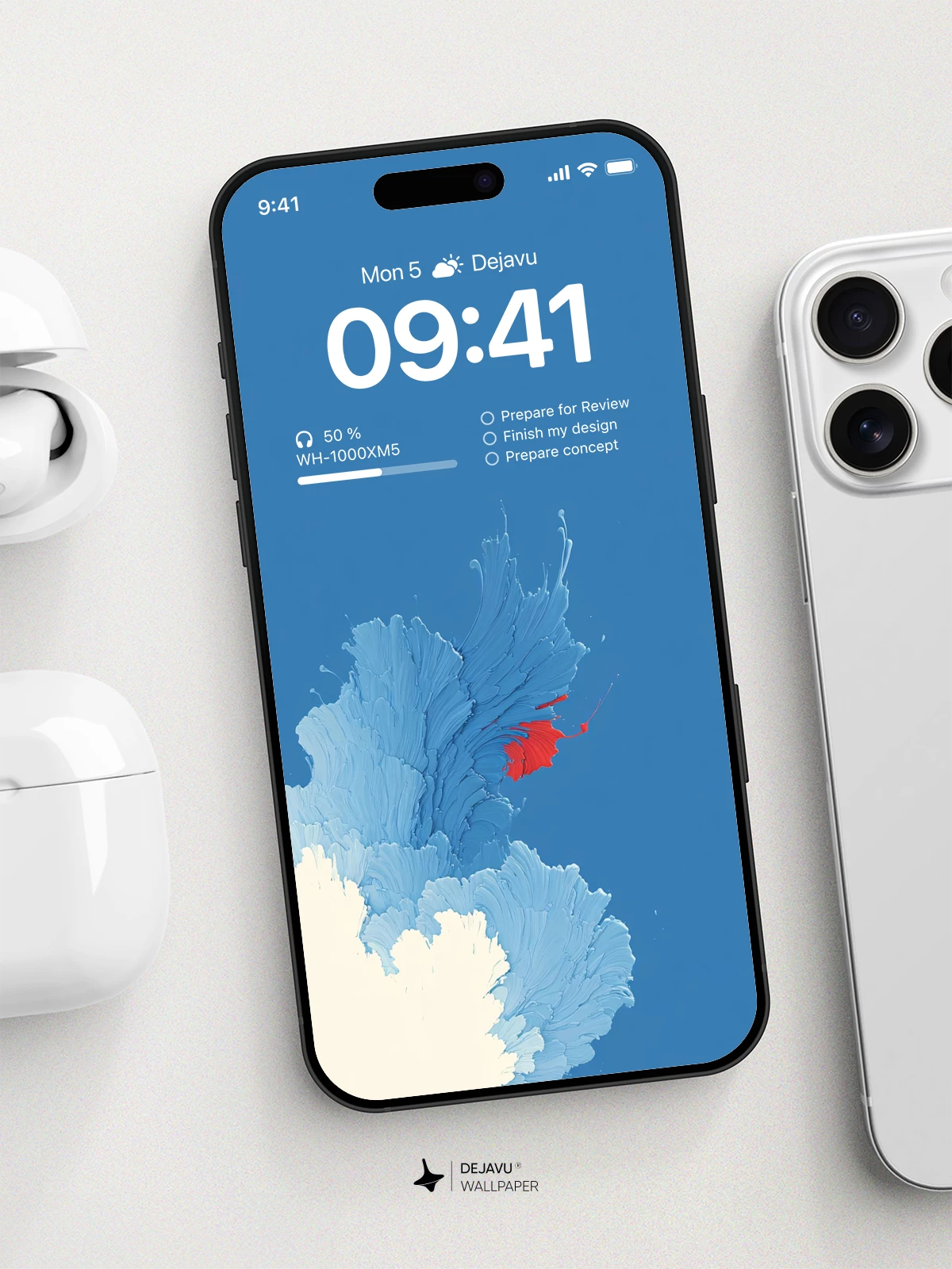 抽象流体艺术壁纸4K iPhone锁屏