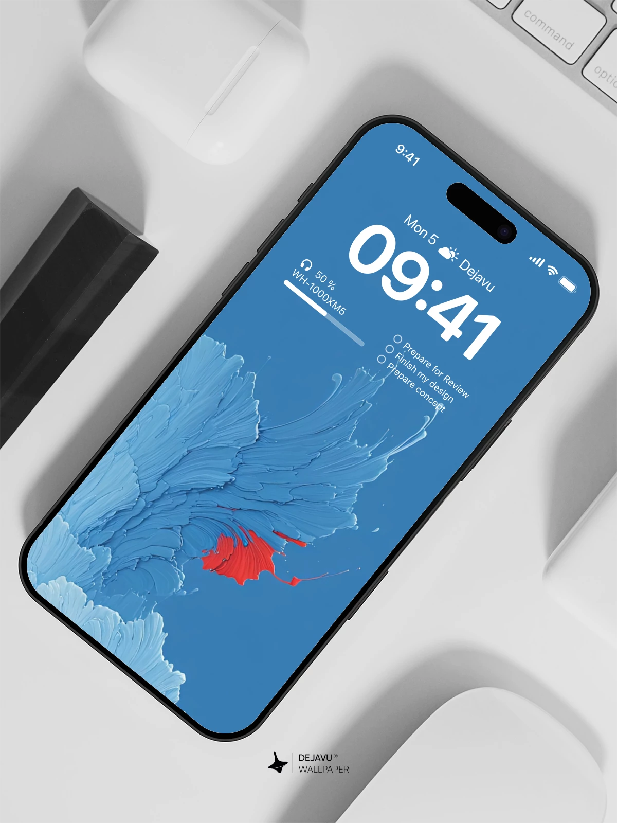 抽象流体艺术壁纸4K iPhone锁屏