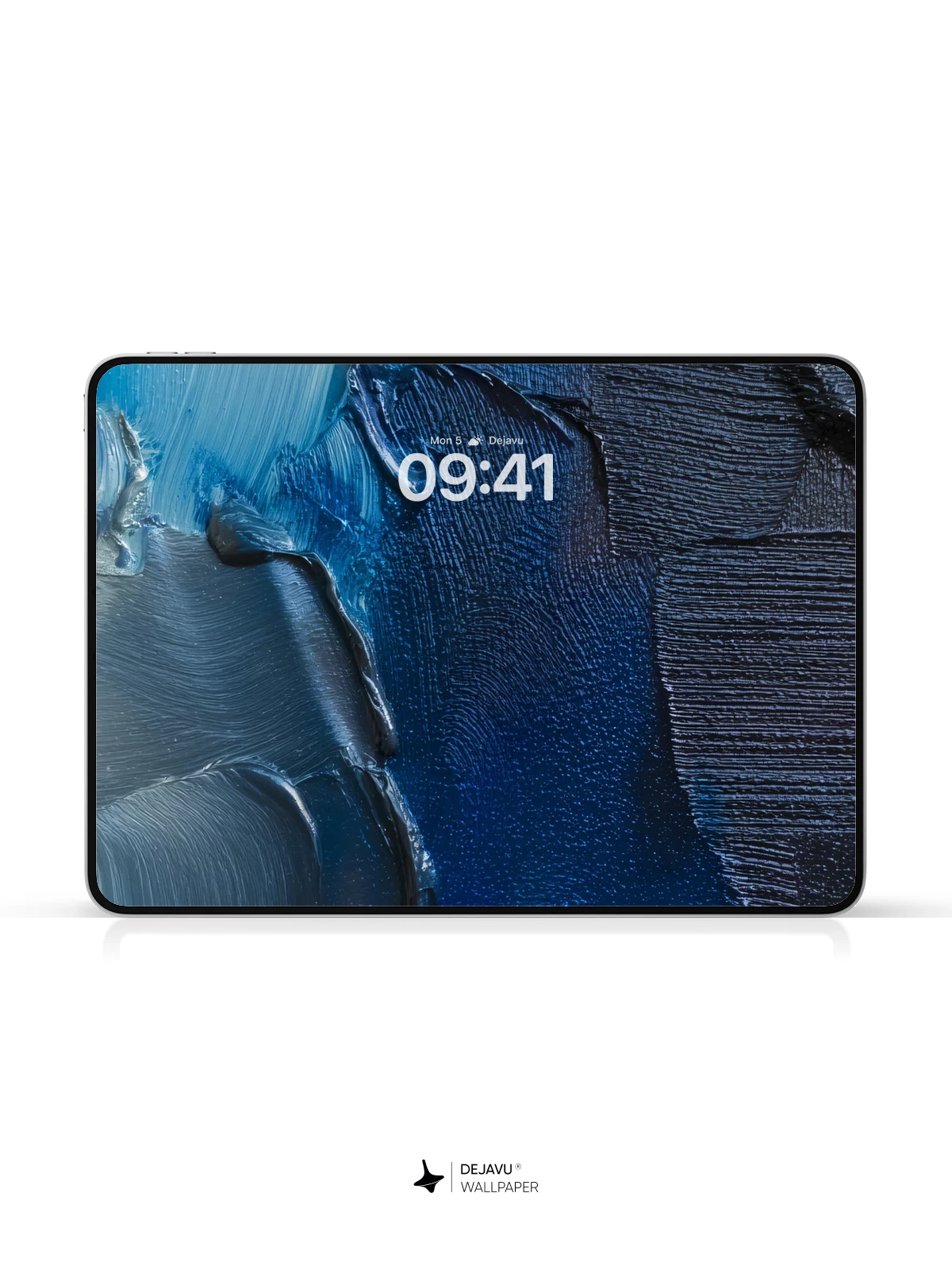 Blue Textured Abstract Wallpaper 4K for iPhone Lock Screen