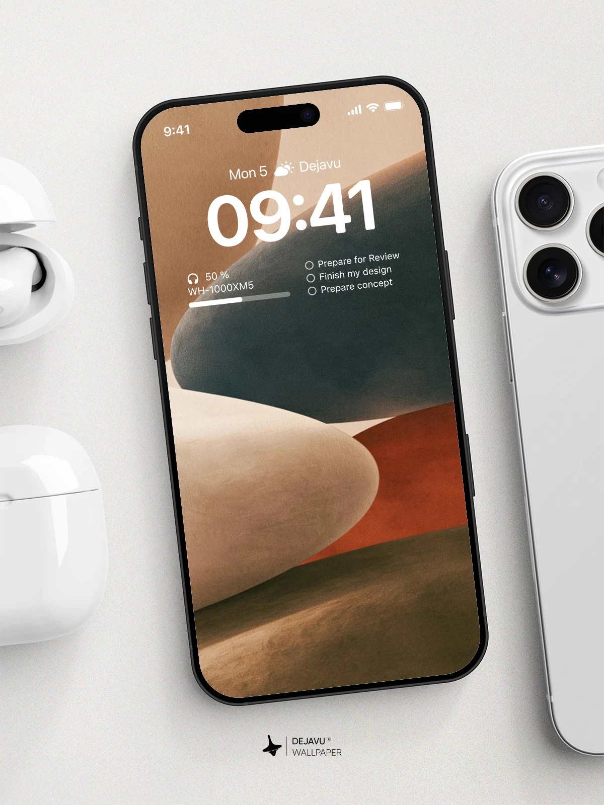 Abstract Shapes Wallpaper 4K for iPhone Lock Screen