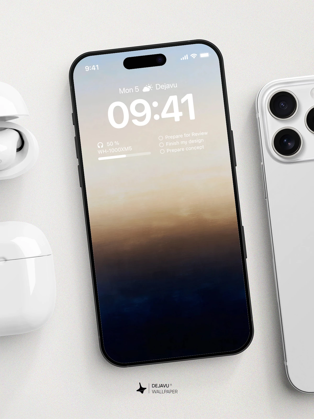 Abstract Gradient Wallpaper 4K for iPhone Lock Screen