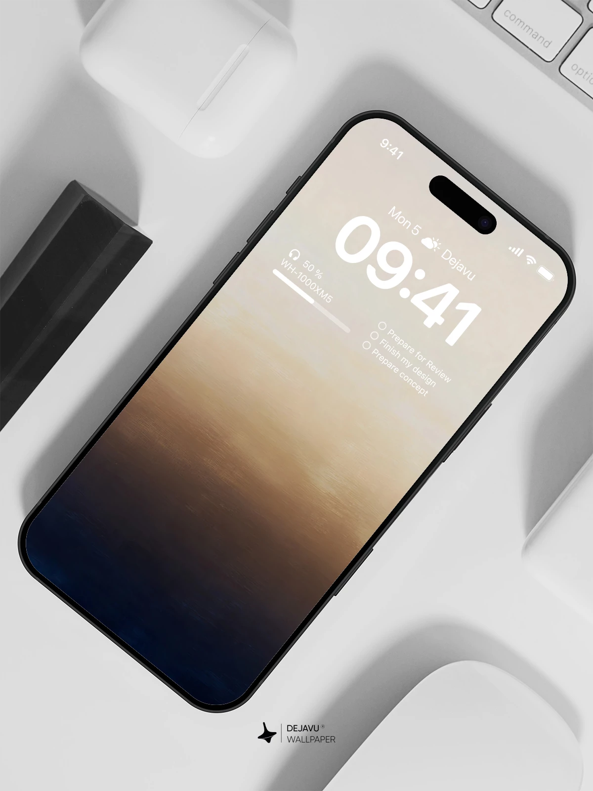 Abstract Gradient Wallpaper 4K for iPhone Lock Screen