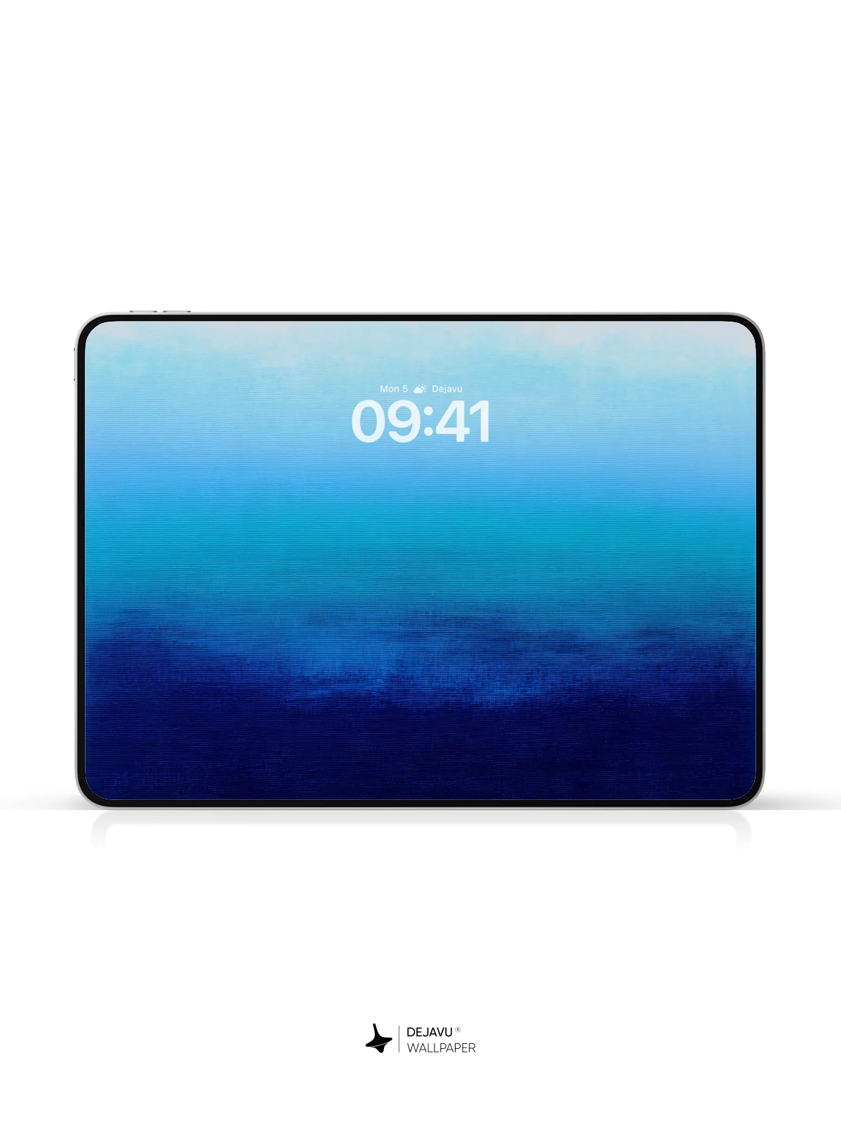 Blue Gradient Ocean Wallpaper 4K for iPhone Lock Screen