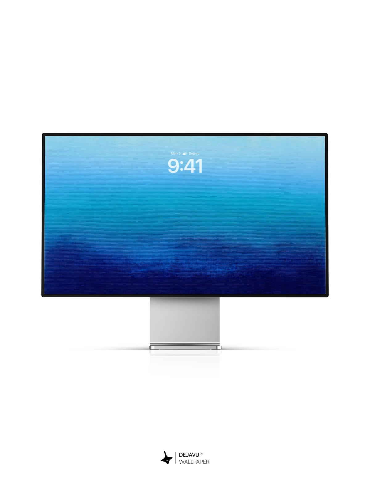 Blue Gradient Ocean Wallpaper 4K for iPhone Lock Screen