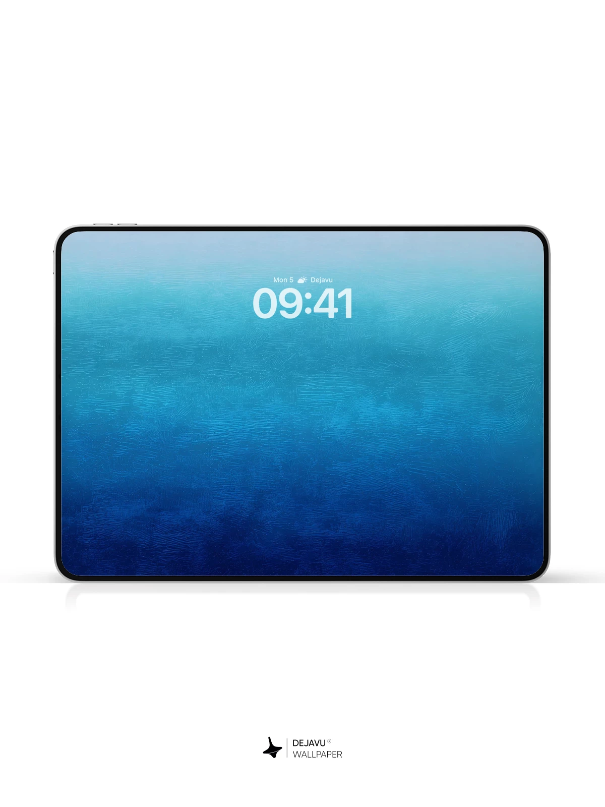 Ocean Gradient Blue Wallpaper 4K for iPhone Lock Screen