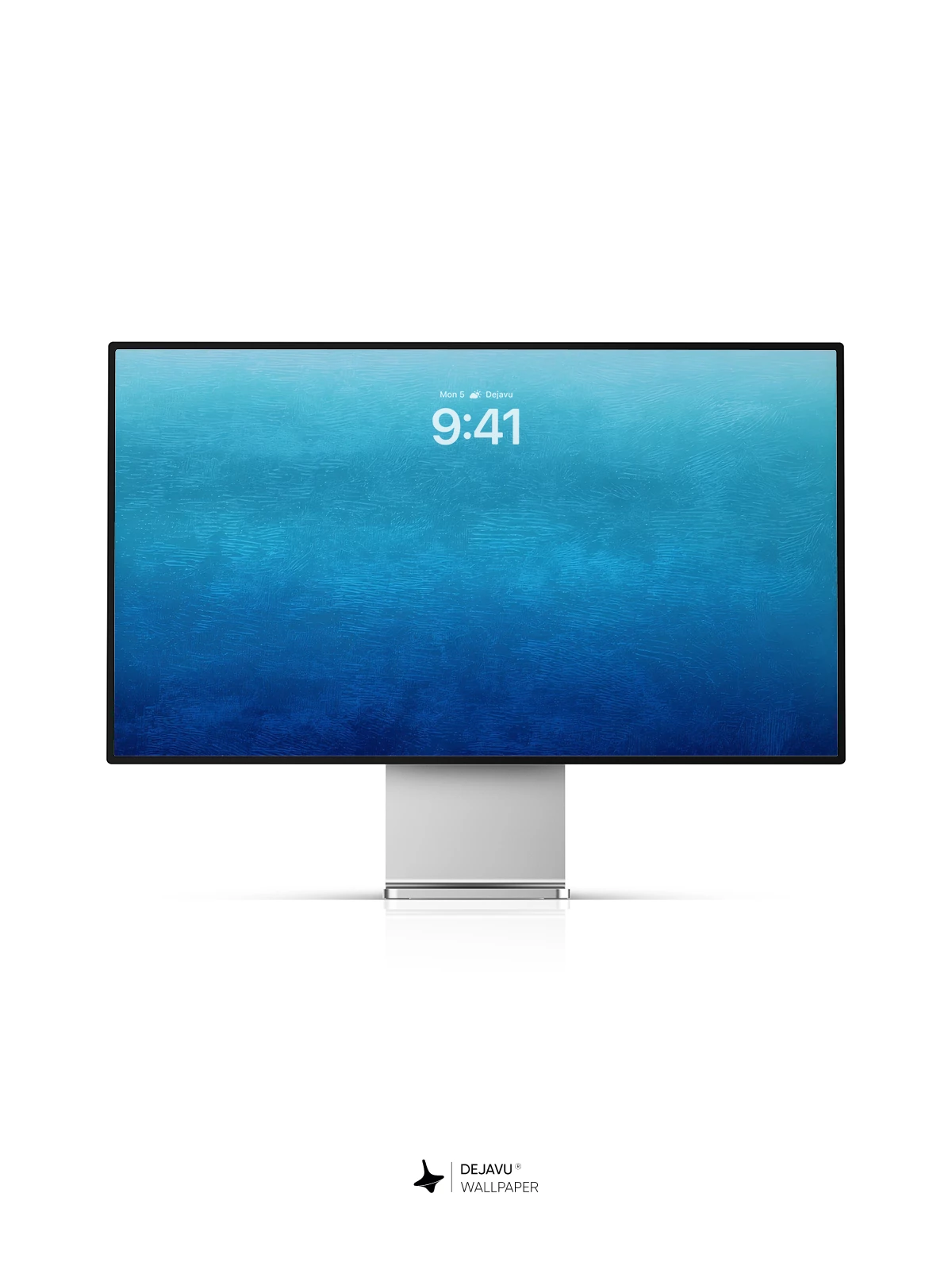 Ocean Gradient Blue Wallpaper 4K for iPhone Lock Screen