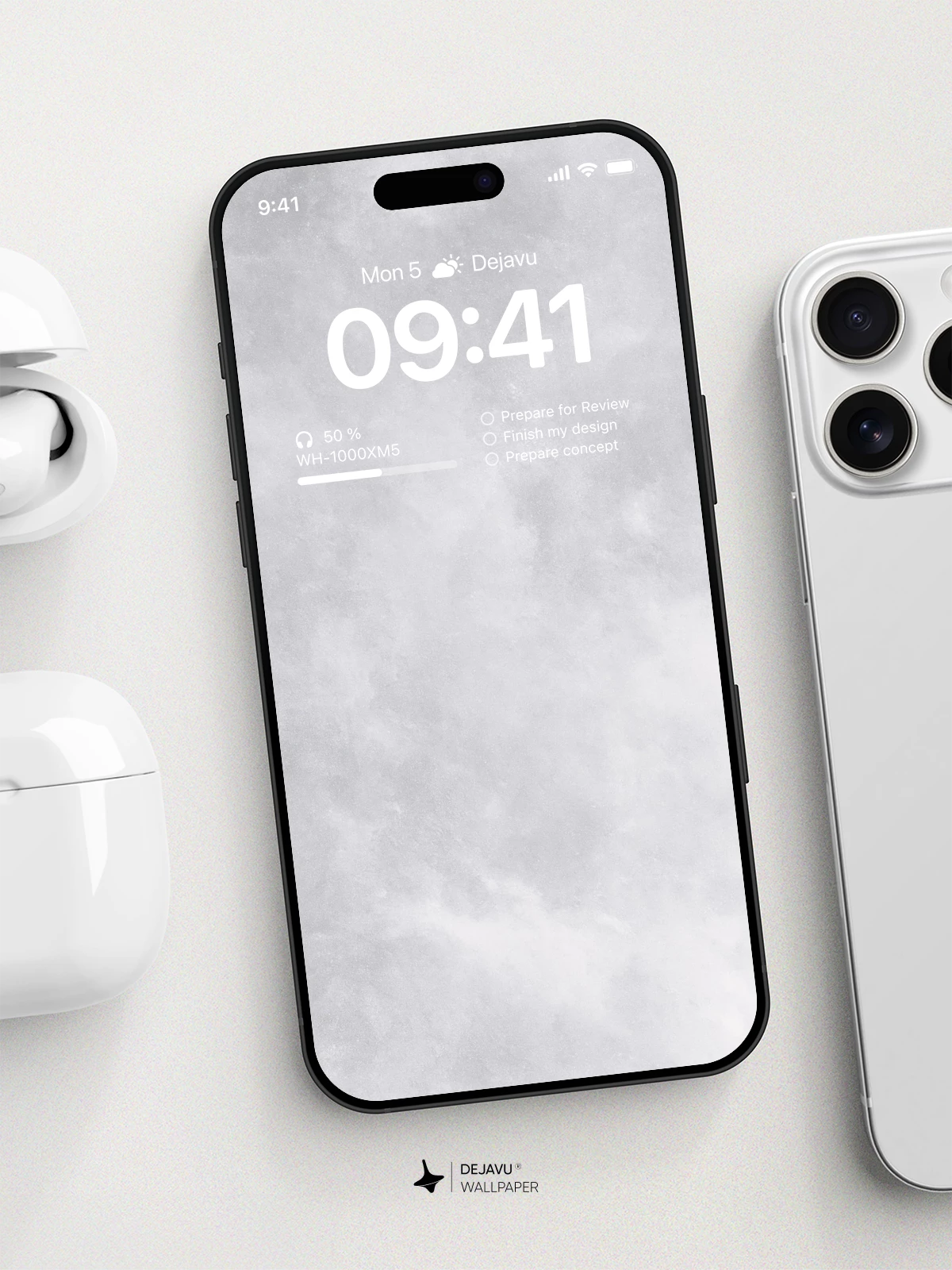 White Marble Texture Wallpaper 4K for iPhone Lock Screen