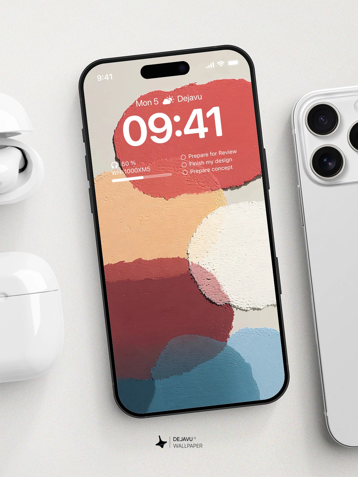 Abstract Colorful Blobs Wallpaper 4K for iPhone Lock Screen
