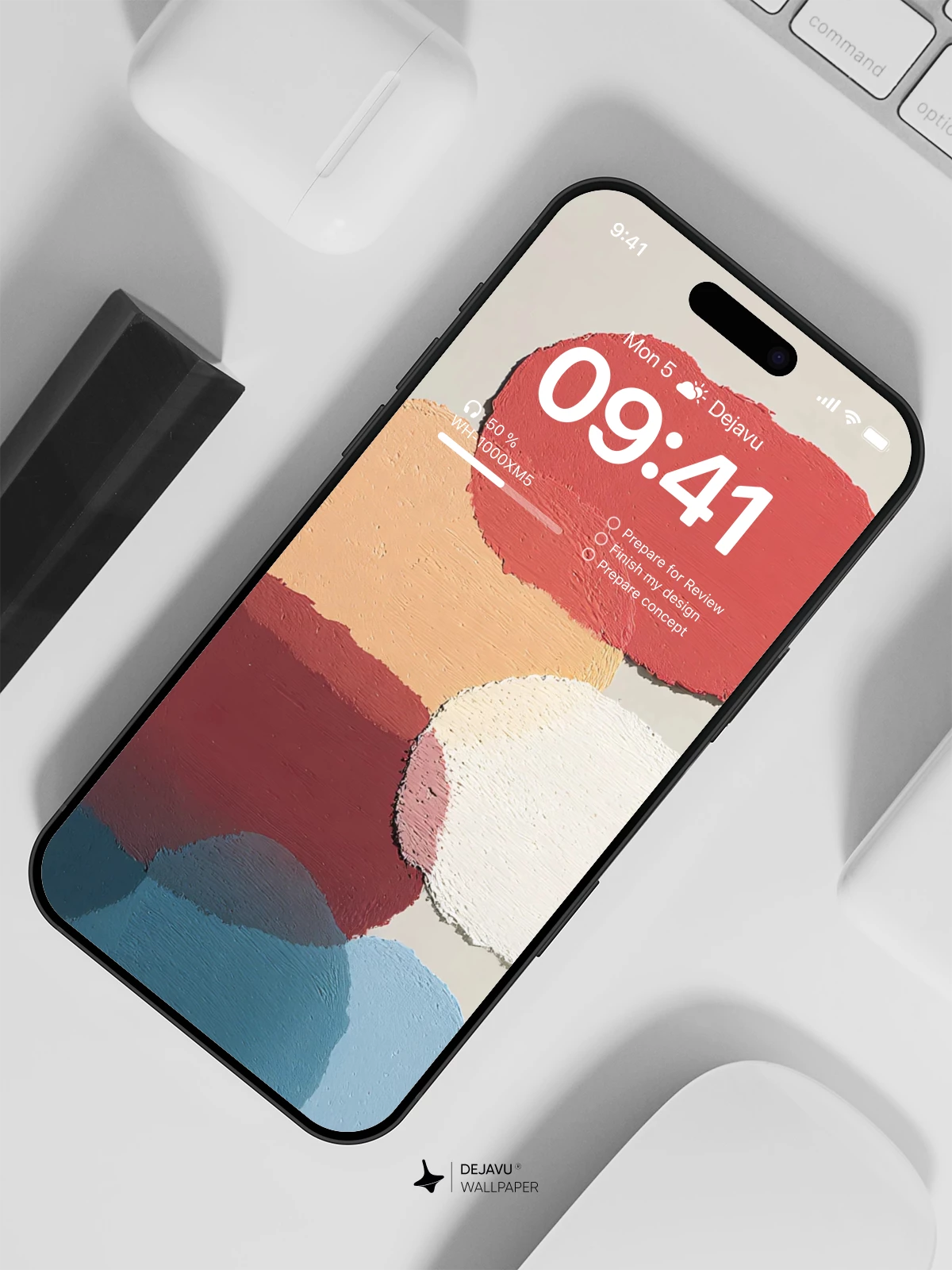 Abstract Colorful Blobs Wallpaper 4K for iPhone Lock Screen