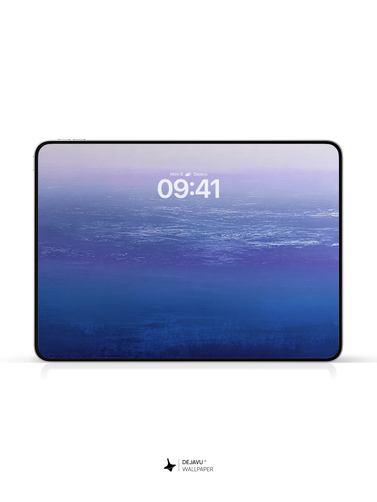 Gradient Ocean Blue Wallpaper 4K for iPhone Lock Screen