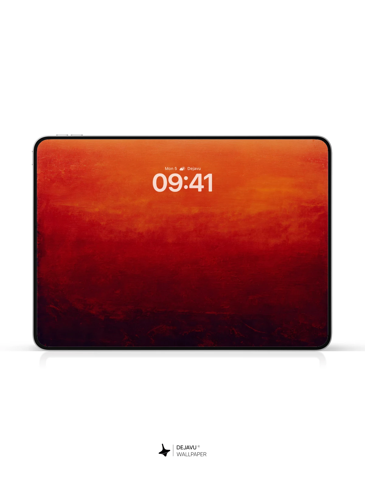 Abstract Red Orange Gradient Wallpaper 4K for iPhone Lock Screen