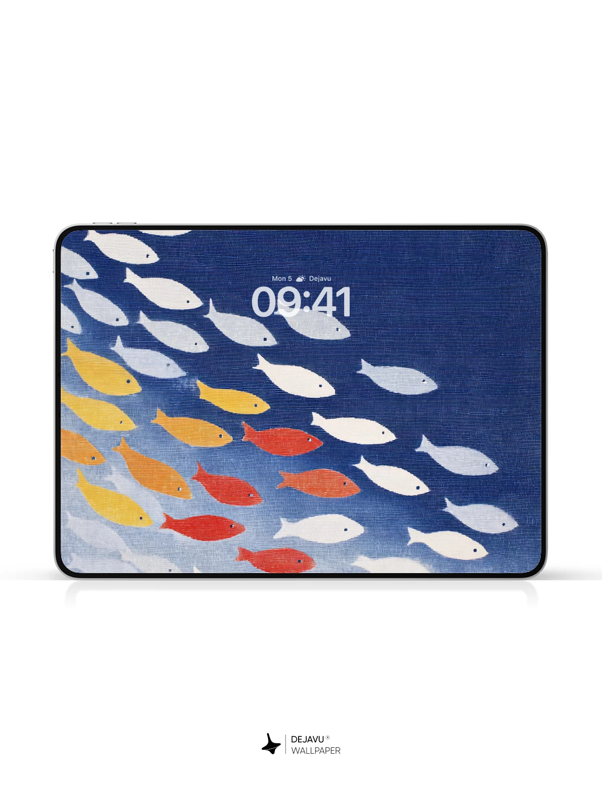 School of Fish Ocean Wallpaper 4K for iPhone Lock Screen