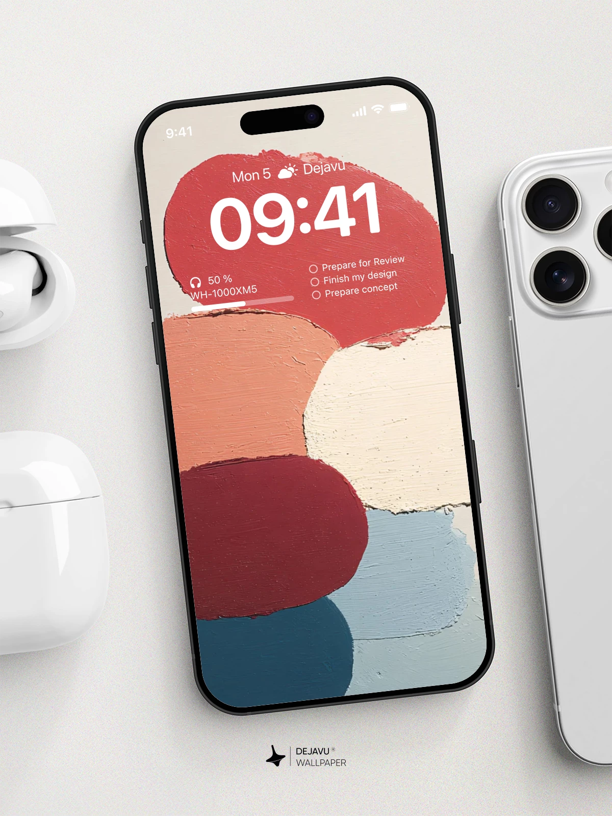 Abstract Colorful Blobs Wallpaper 4K for iPhone Lock Screen