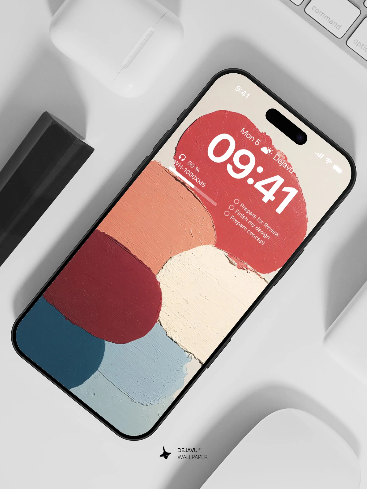 Abstract Colorful Blobs Wallpaper 4K for iPhone Lock Screen