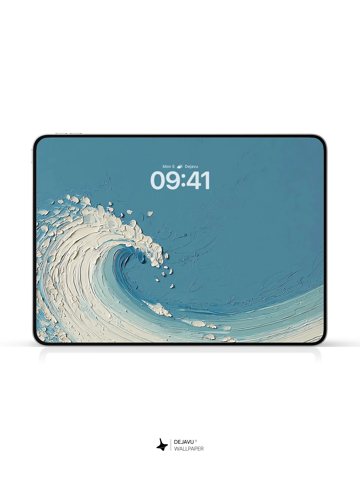 Abstract Ocean Wave Texture Wallpaper 4K for iPhone Lock Screen