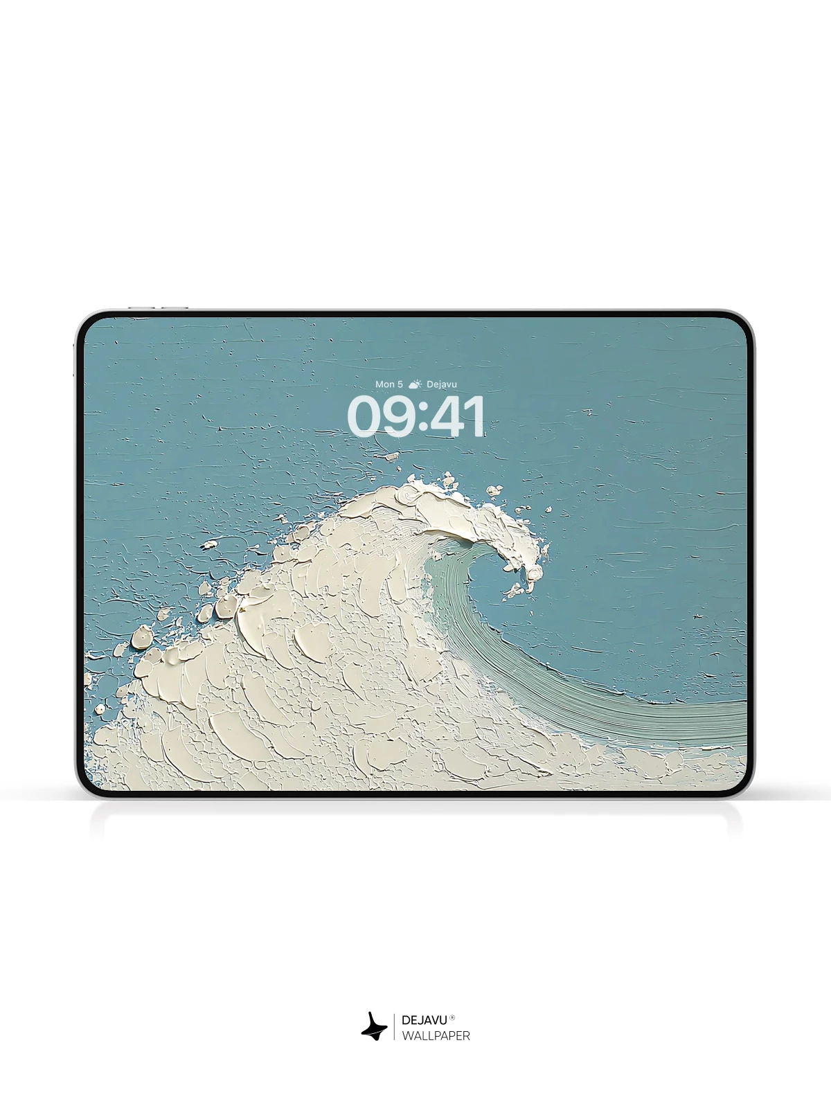 Abstract Ocean Wave Texture Wallpaper 4K for iPhone Lock Screen