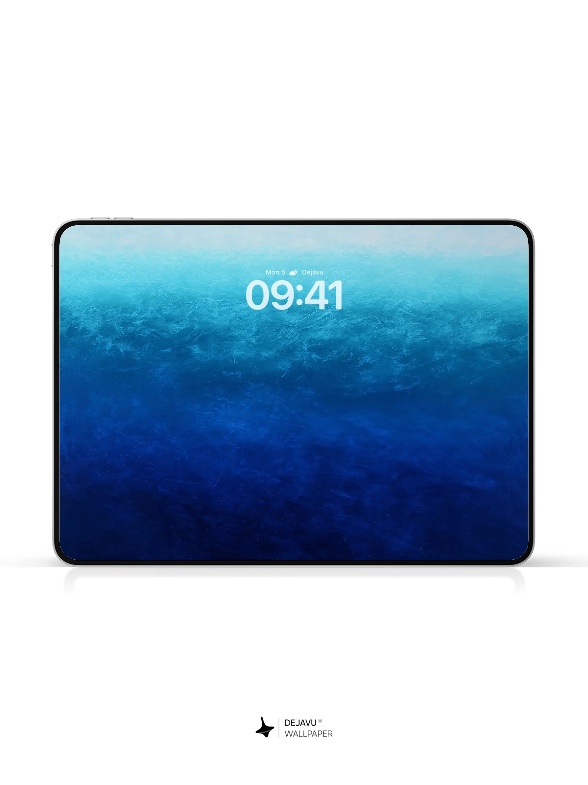 Ocean Gradient Blue Wallpaper 4K for iPhone Lock Screen