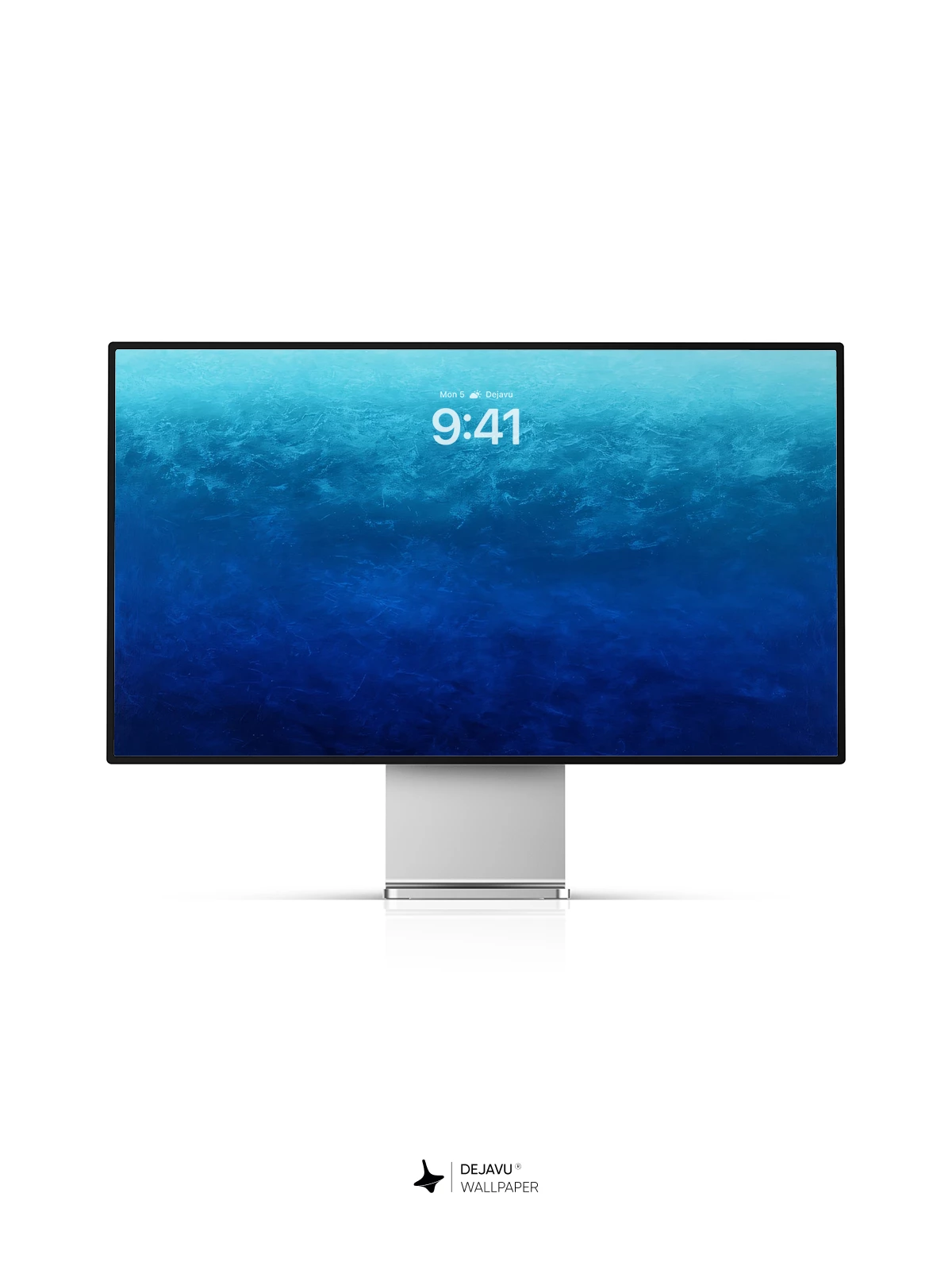 Ocean Gradient Blue Wallpaper 4K for iPhone Lock Screen