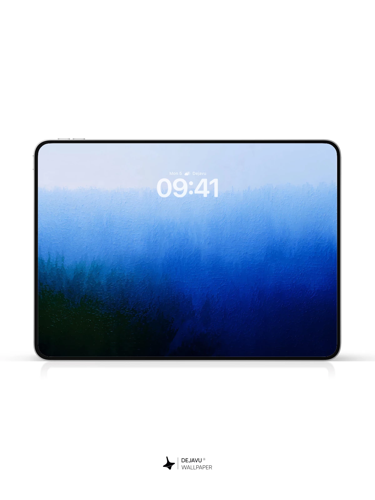 Abstract Blue Gradient Wallpaper 4K for iPhone Lock Screen