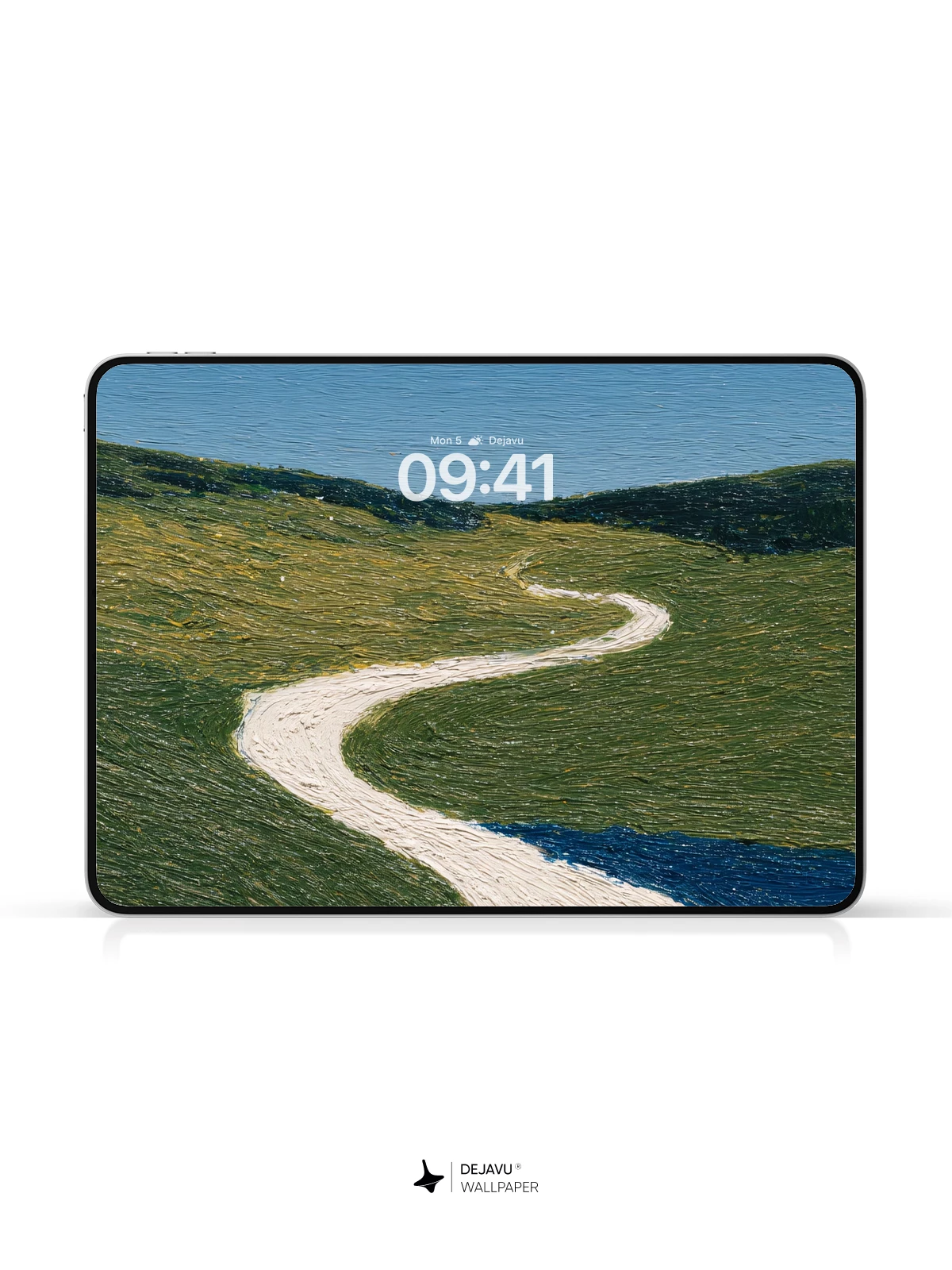 Winding Path Landscape Wallpaper 4K for iPhone Lock Screen