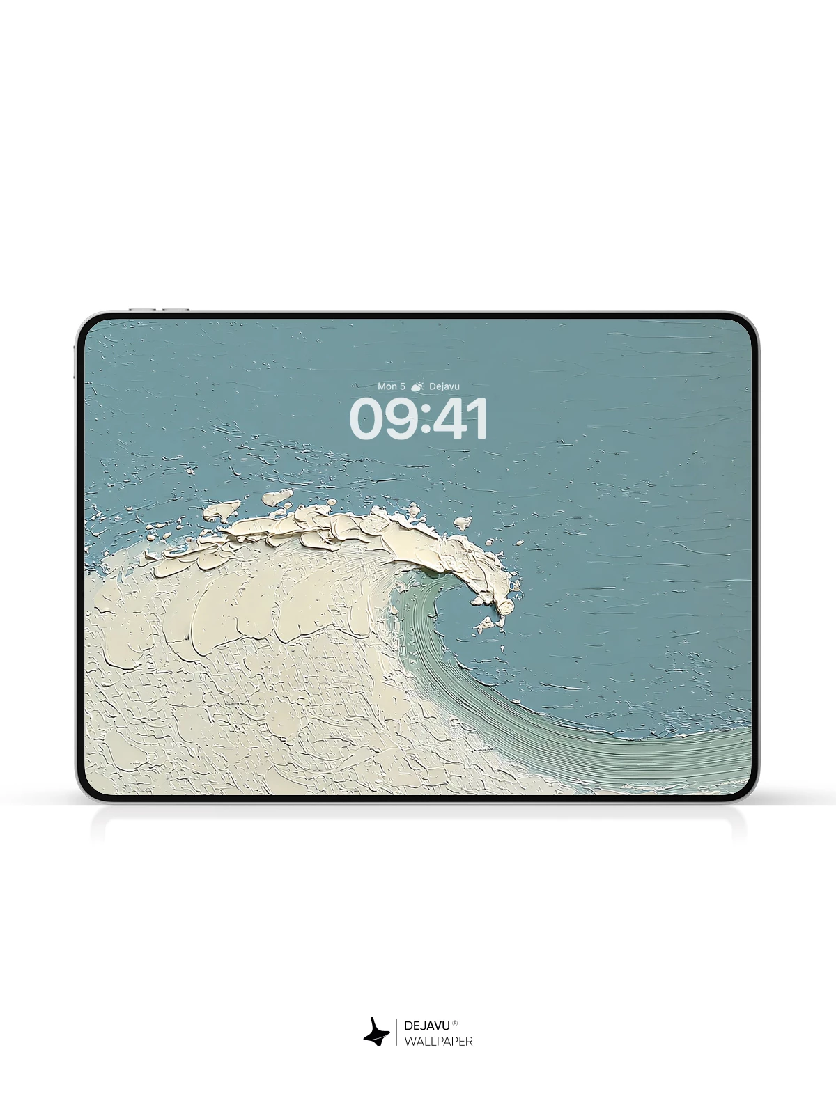 Abstract Ocean Wave Texture Wallpaper 4K for iPhone Lock Screen